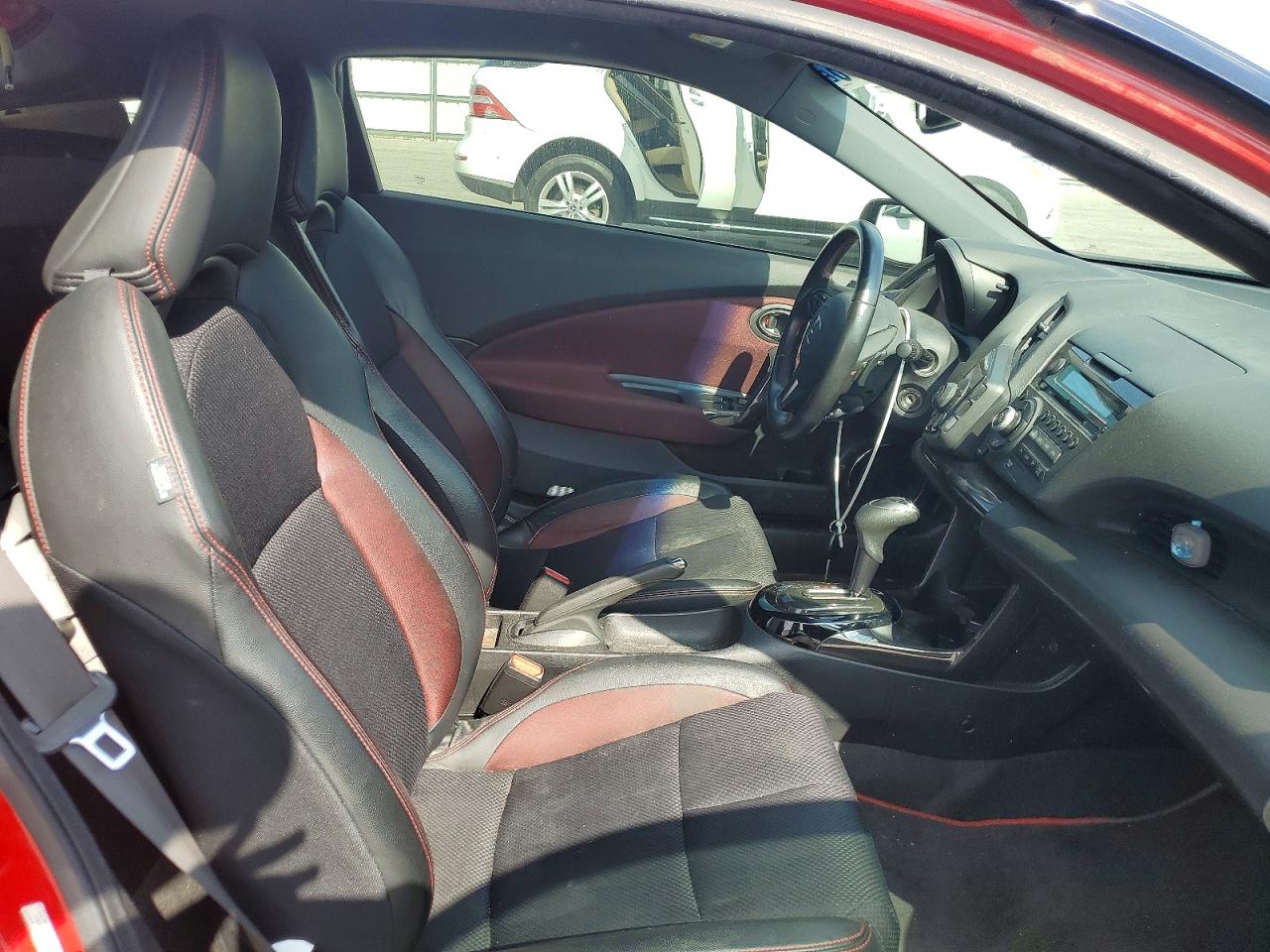 2015 Honda Cr-z Ex Red vin: JHMZF1D6XFS003221
