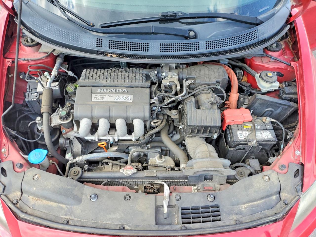 2015 Honda Cr-z Ex Red vin: JHMZF1D6XFS003221
