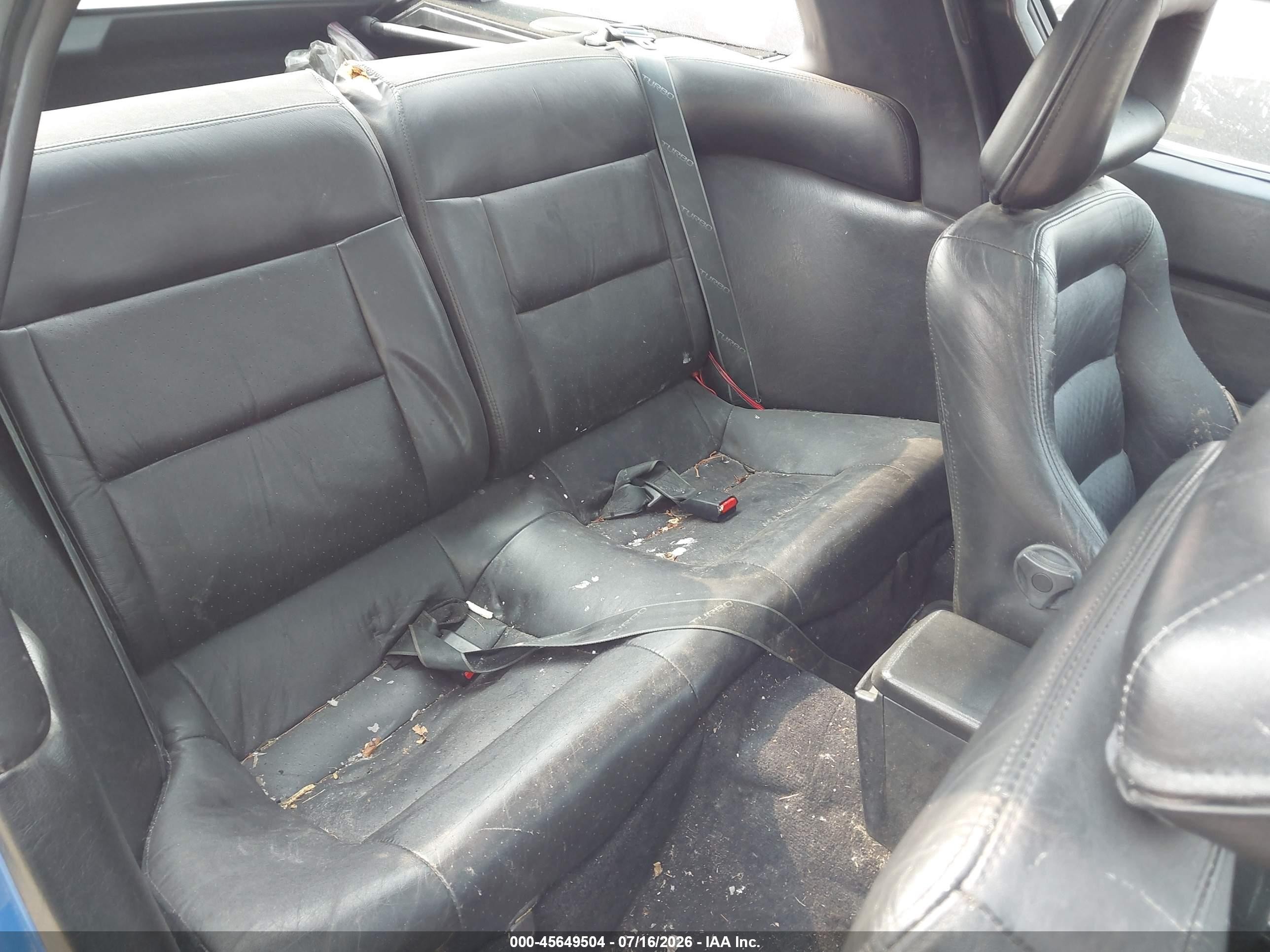 1989 Chrysler Conquest Tsi Blue vin: JJ3CC54N9KZ033504