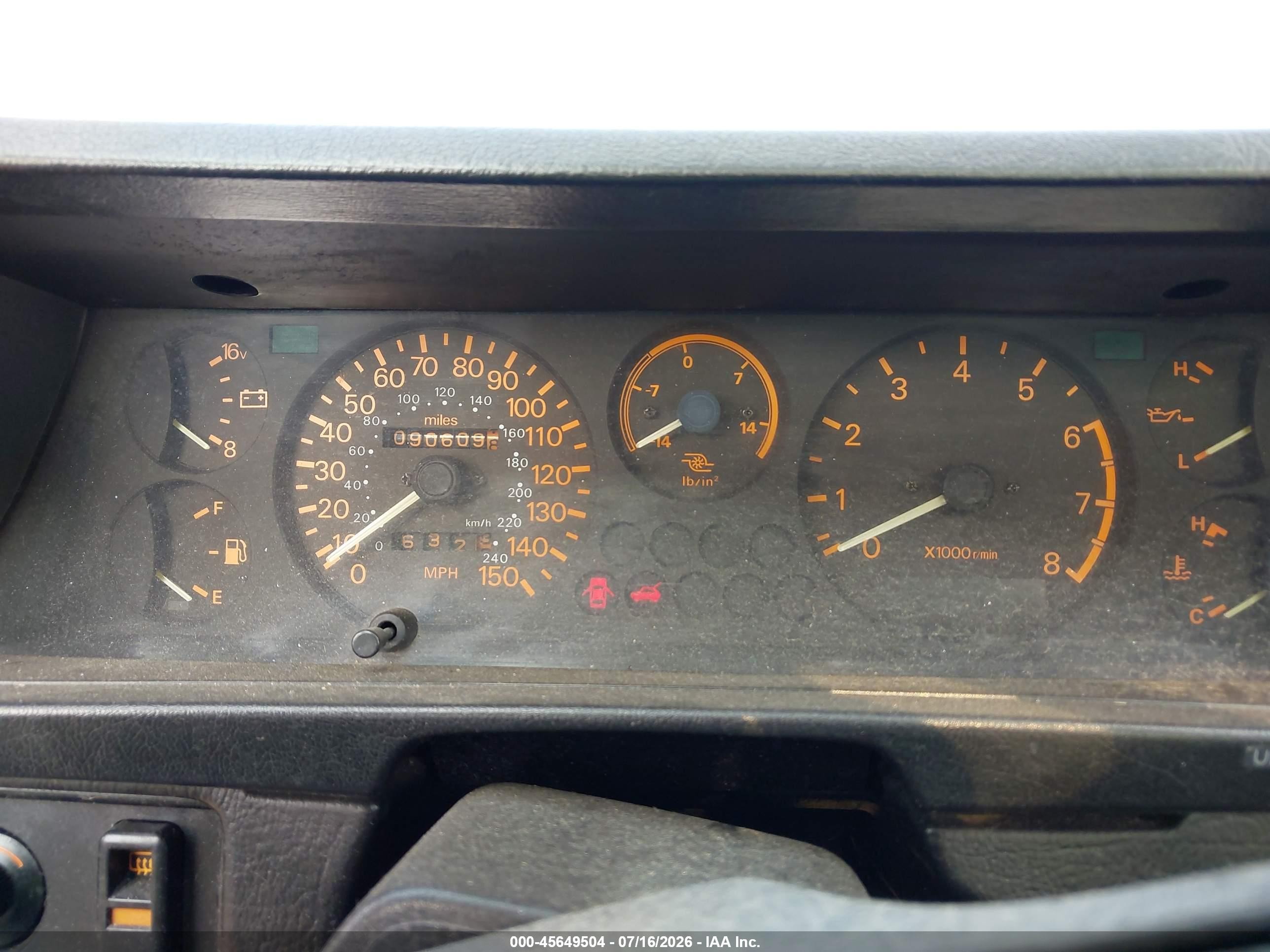 1989 Chrysler Conquest Tsi Blue vin: JJ3CC54N9KZ033504