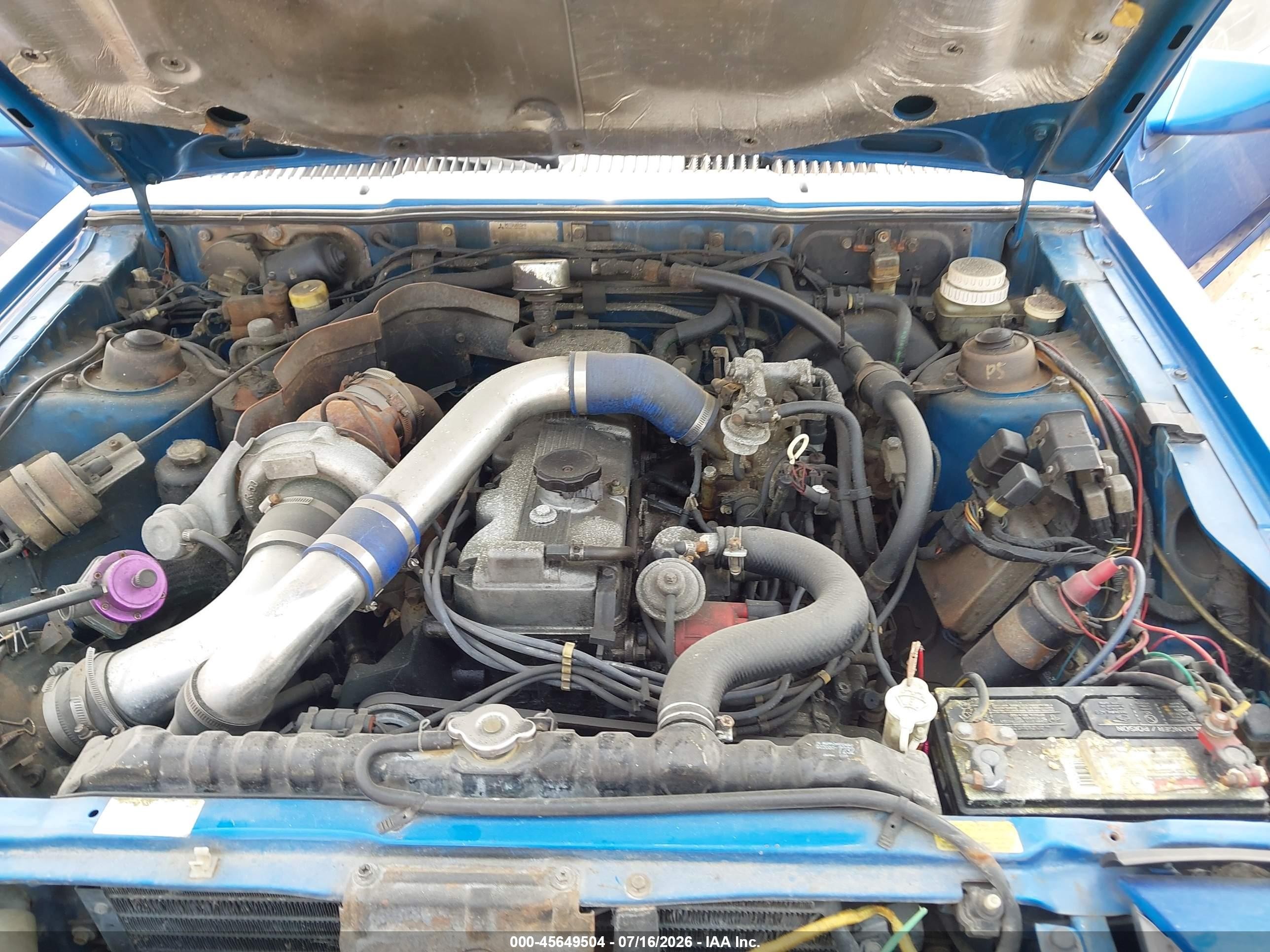1989 Chrysler Conquest Tsi Blue vin: JJ3CC54N9KZ033504