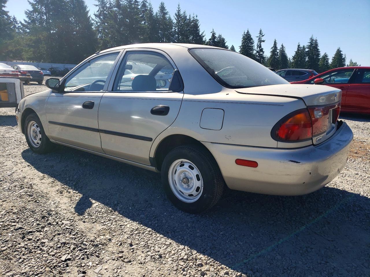 1995 Mazda Protege Dx Tan vin: JM1BA1412S0110758