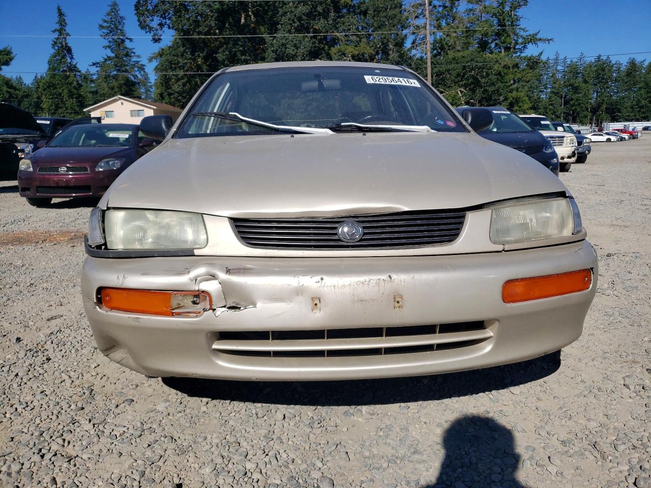 1995 Mazda Protege Dx Tan vin: JM1BA1412S0110758