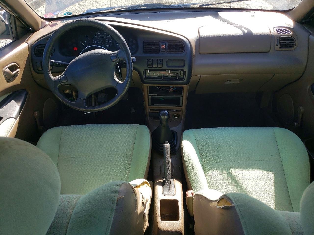 1995 Mazda Protege Dx Tan vin: JM1BA1412S0110758