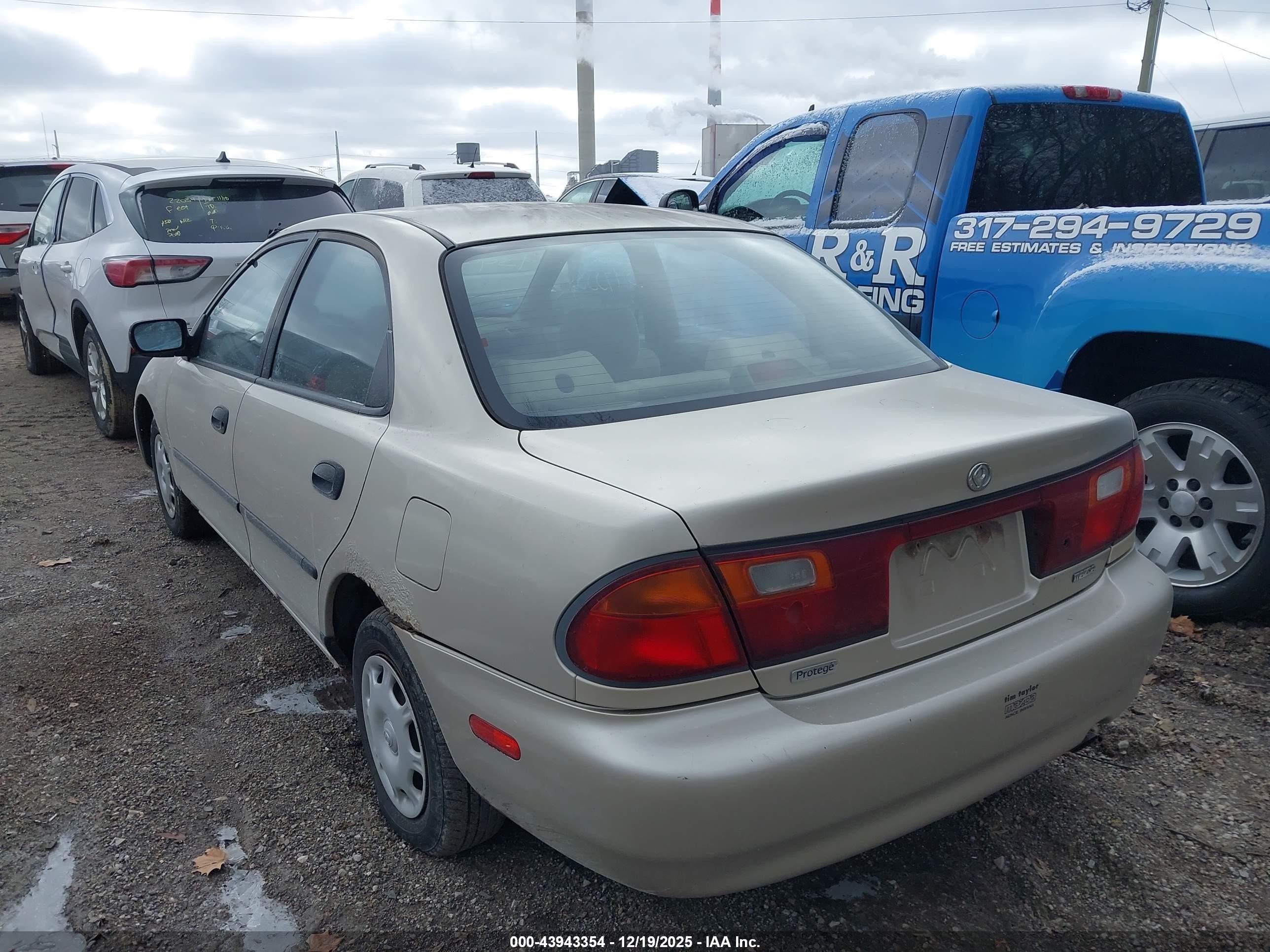 1995 Mazda Protege Dx/lx Tan vin: JM1BA1412S0146711