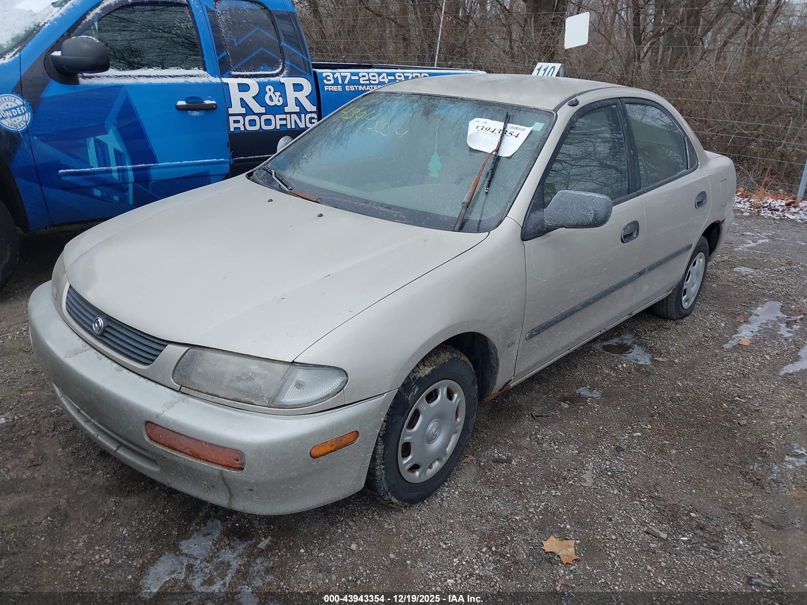 1995 Mazda Protege Dx/lx Tan vin: JM1BA1412S0146711