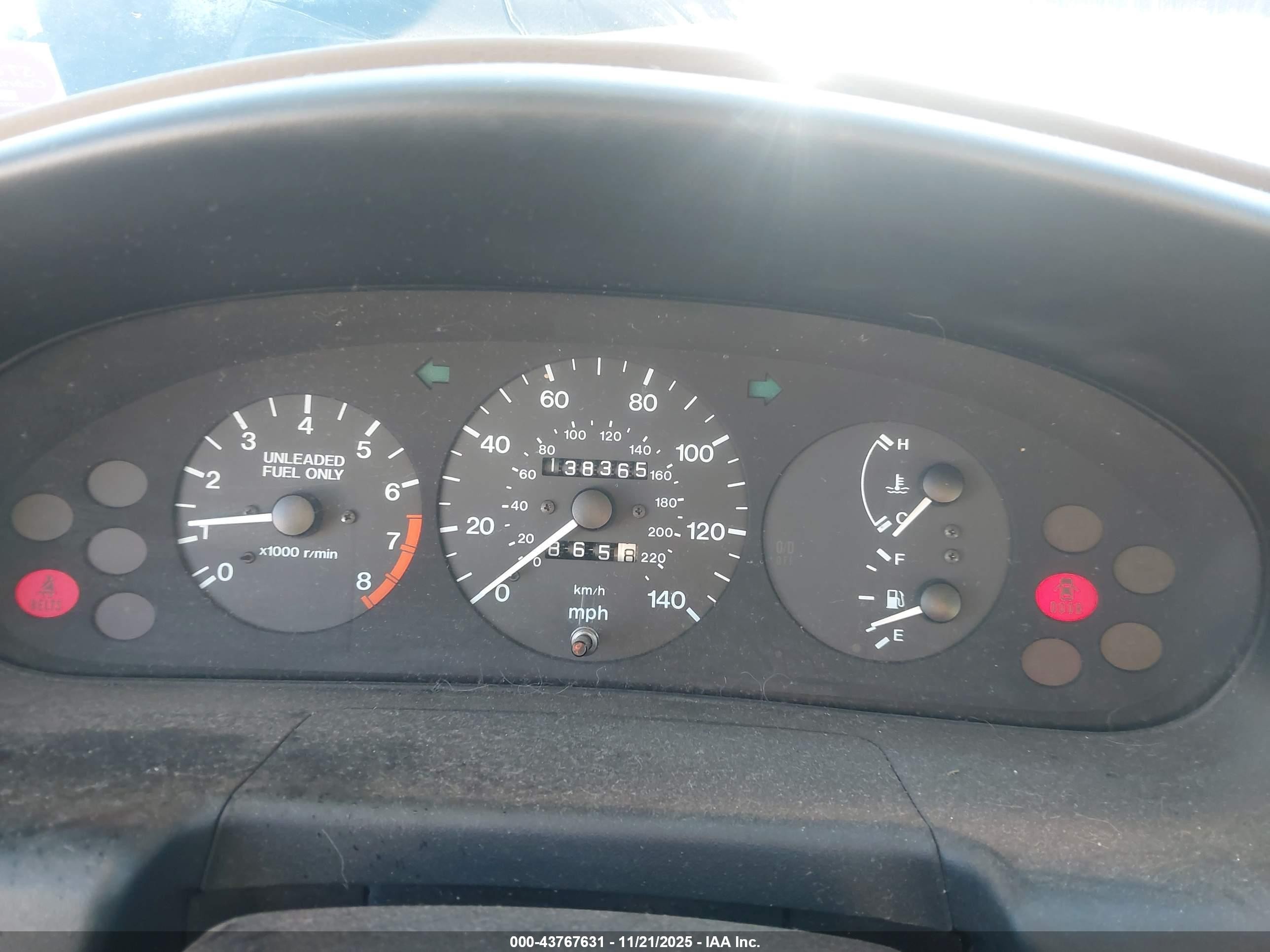 1995 Mazda Protege Dx/lx Green vin: JM1BA1413S0152694
