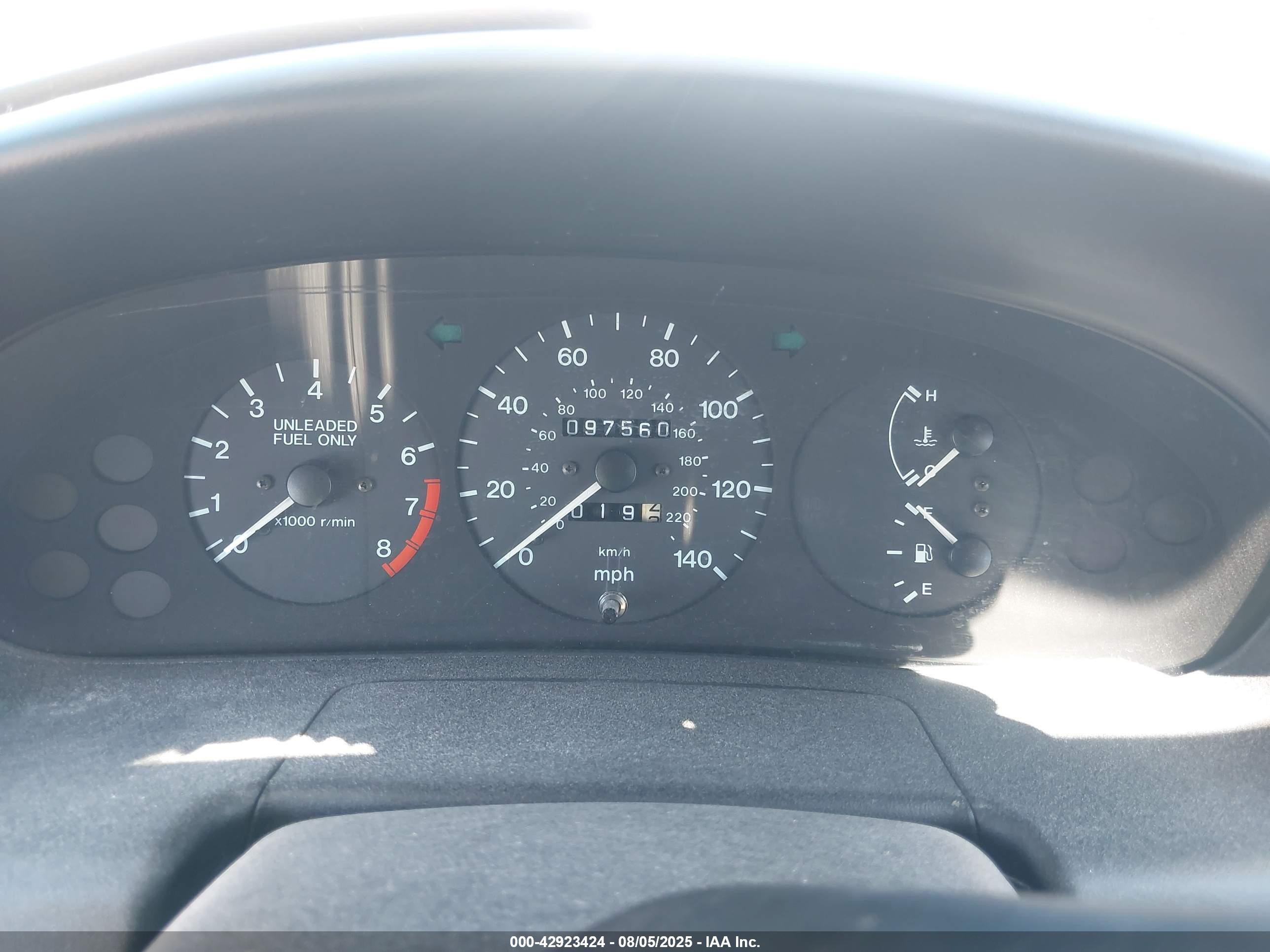 1995 Mazda Protege Dx/lx White vin: JM1BA1414S0163896