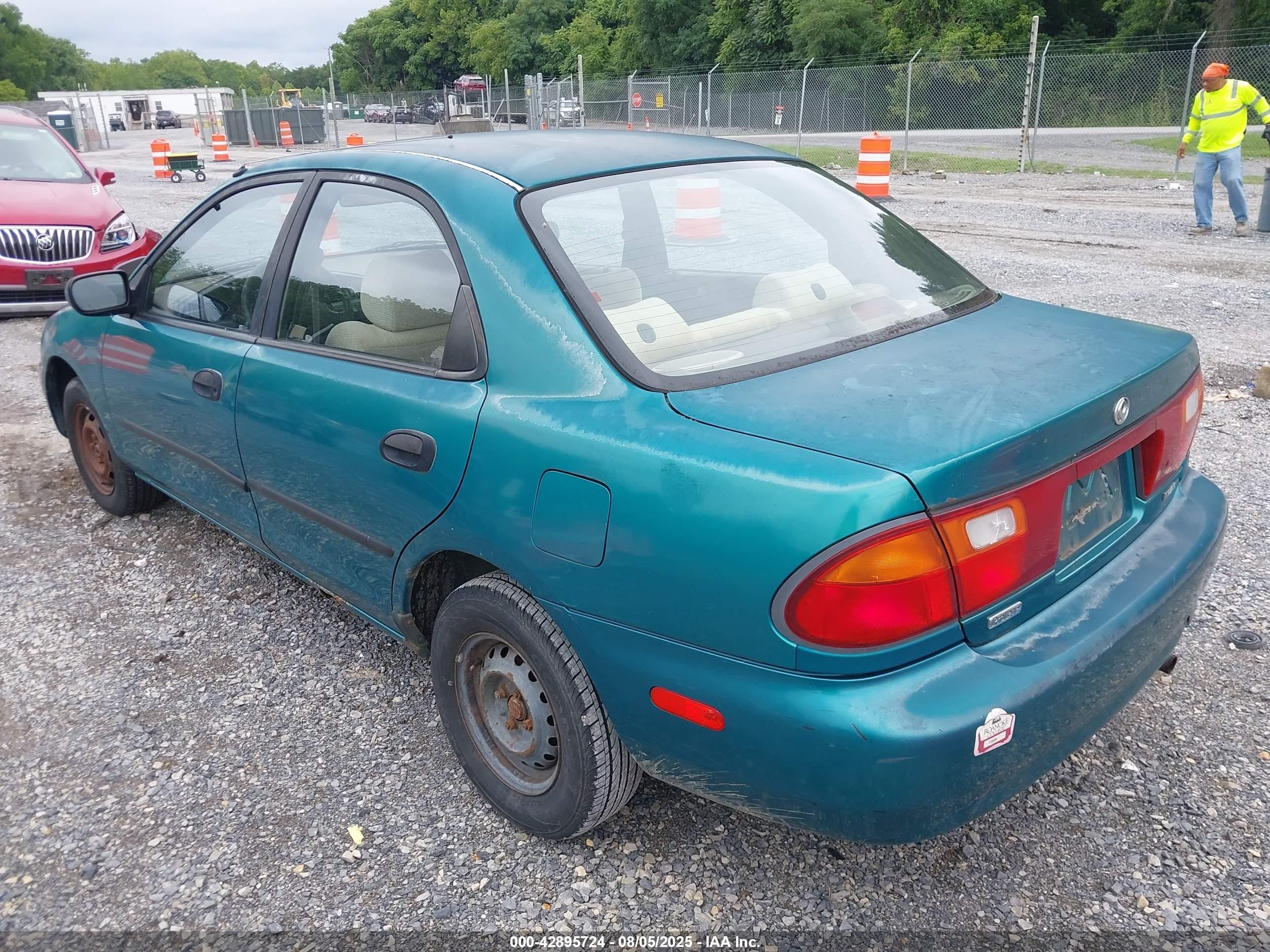1995 Mazda Protege Dx/lx Green vin: JM1BA1415S0181226