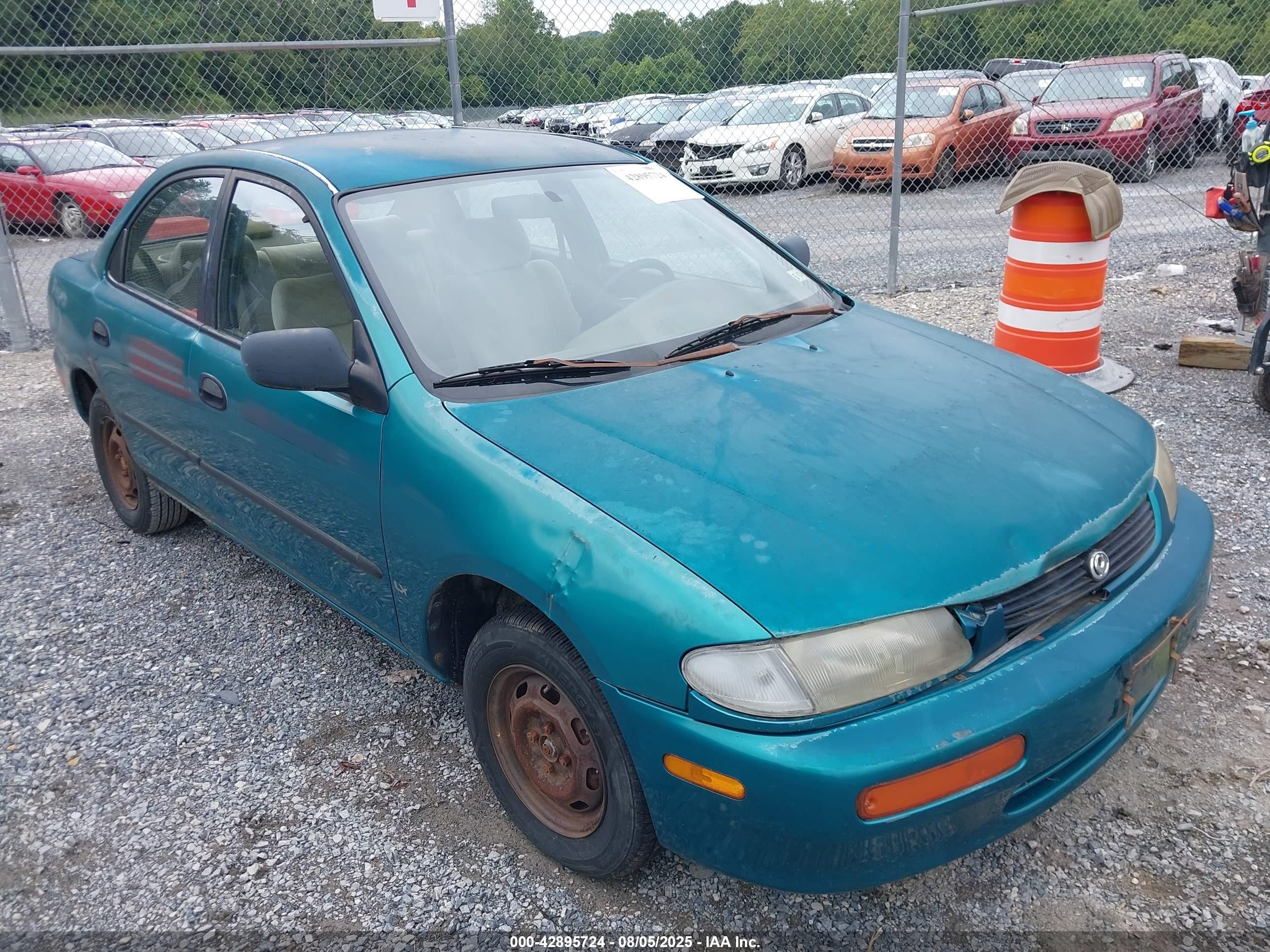 1995 Mazda Protege Dx/lx Green vin: JM1BA1415S0181226