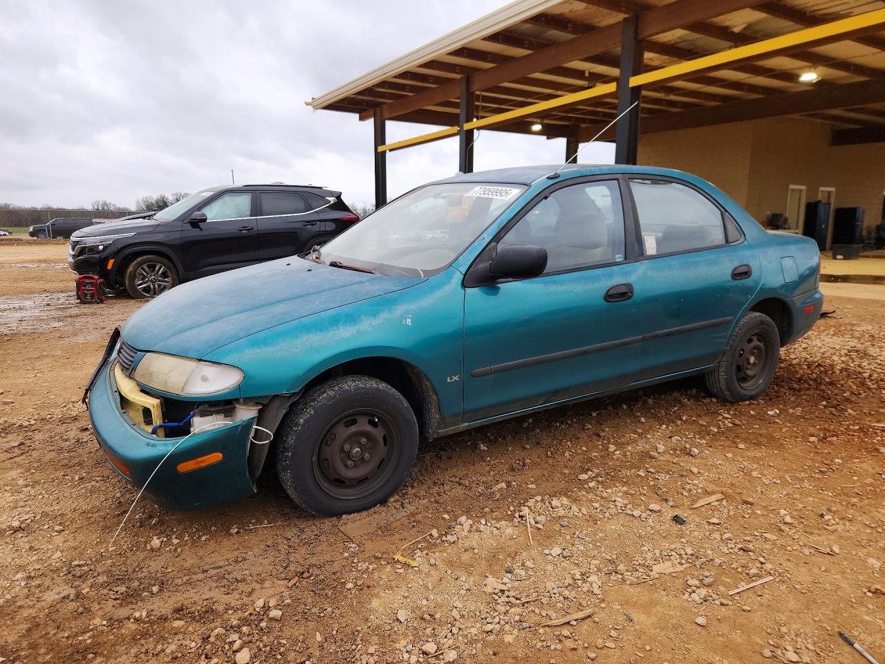 1995 Mazda Protege Dx Green vin: JM1BA1418S0128861