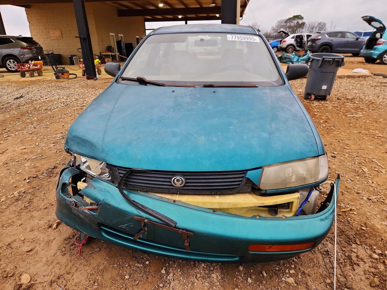 1995 Mazda Protege Dx Green vin: JM1BA1418S0128861