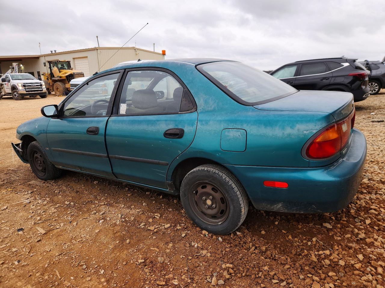 1995 Mazda Protege Dx Green vin: JM1BA1418S0128861