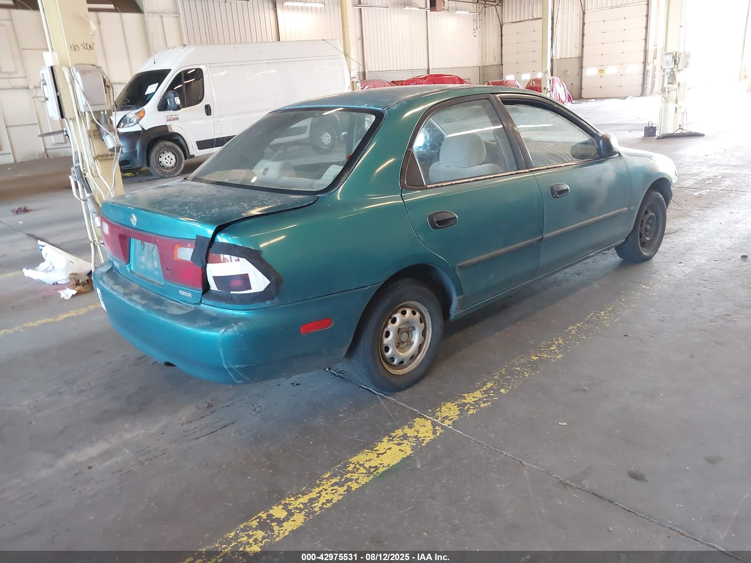 1995 Mazda Protege Dx/lx Green vin: JM1BA141XS0105484