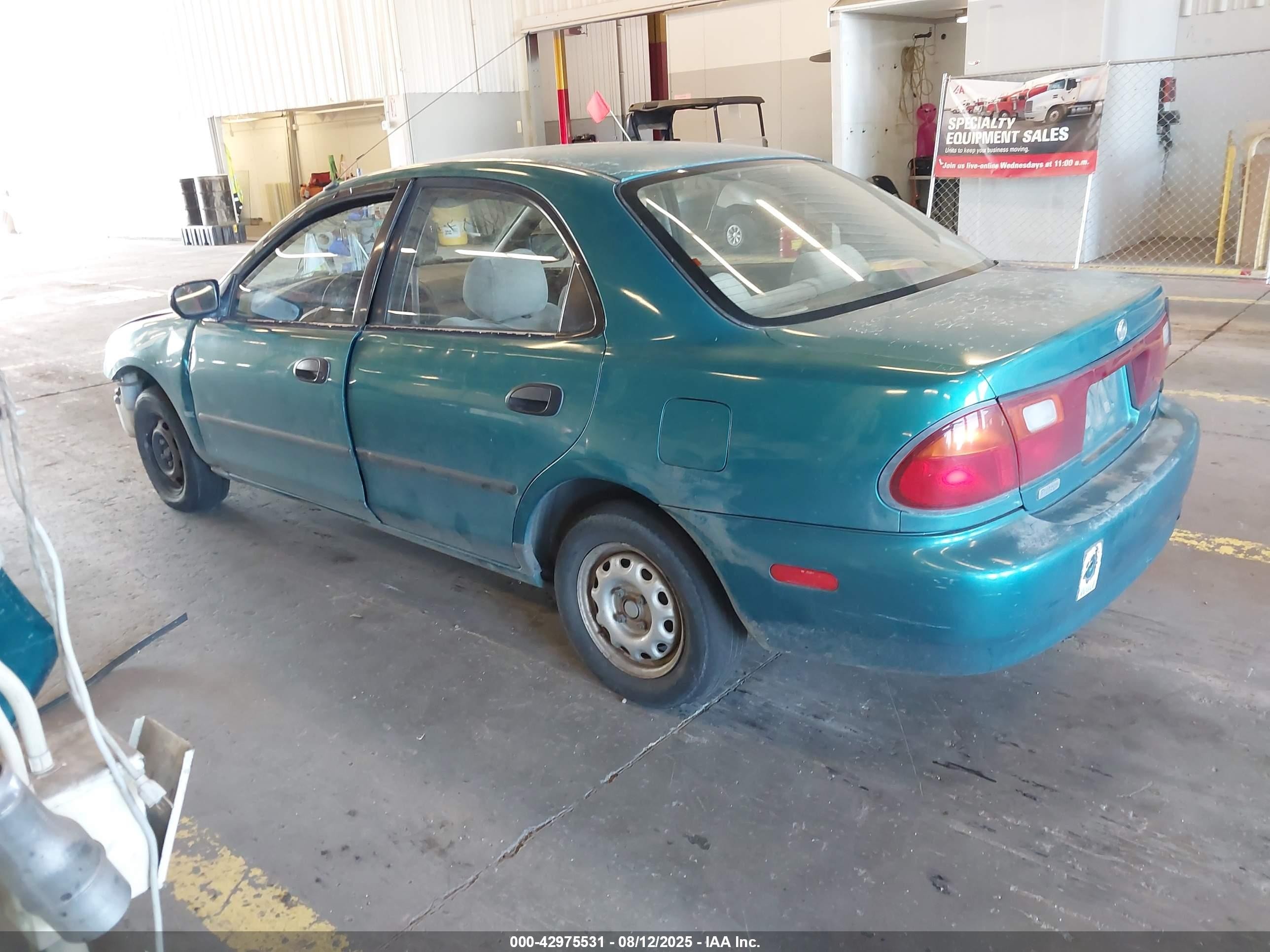 1995 Mazda Protege Dx/lx Green vin: JM1BA141XS0105484