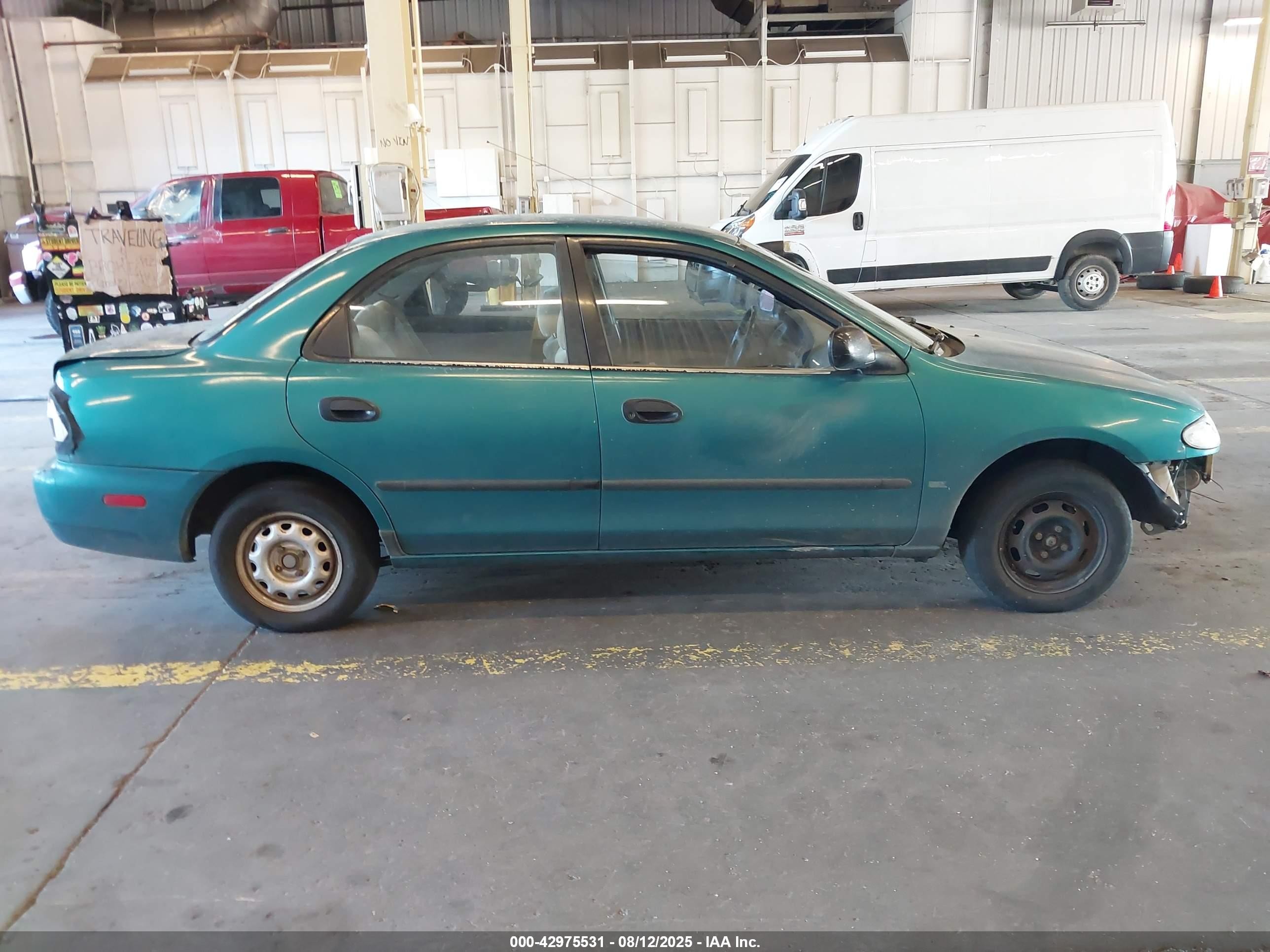 1995 Mazda Protege Dx/lx Green vin: JM1BA141XS0105484