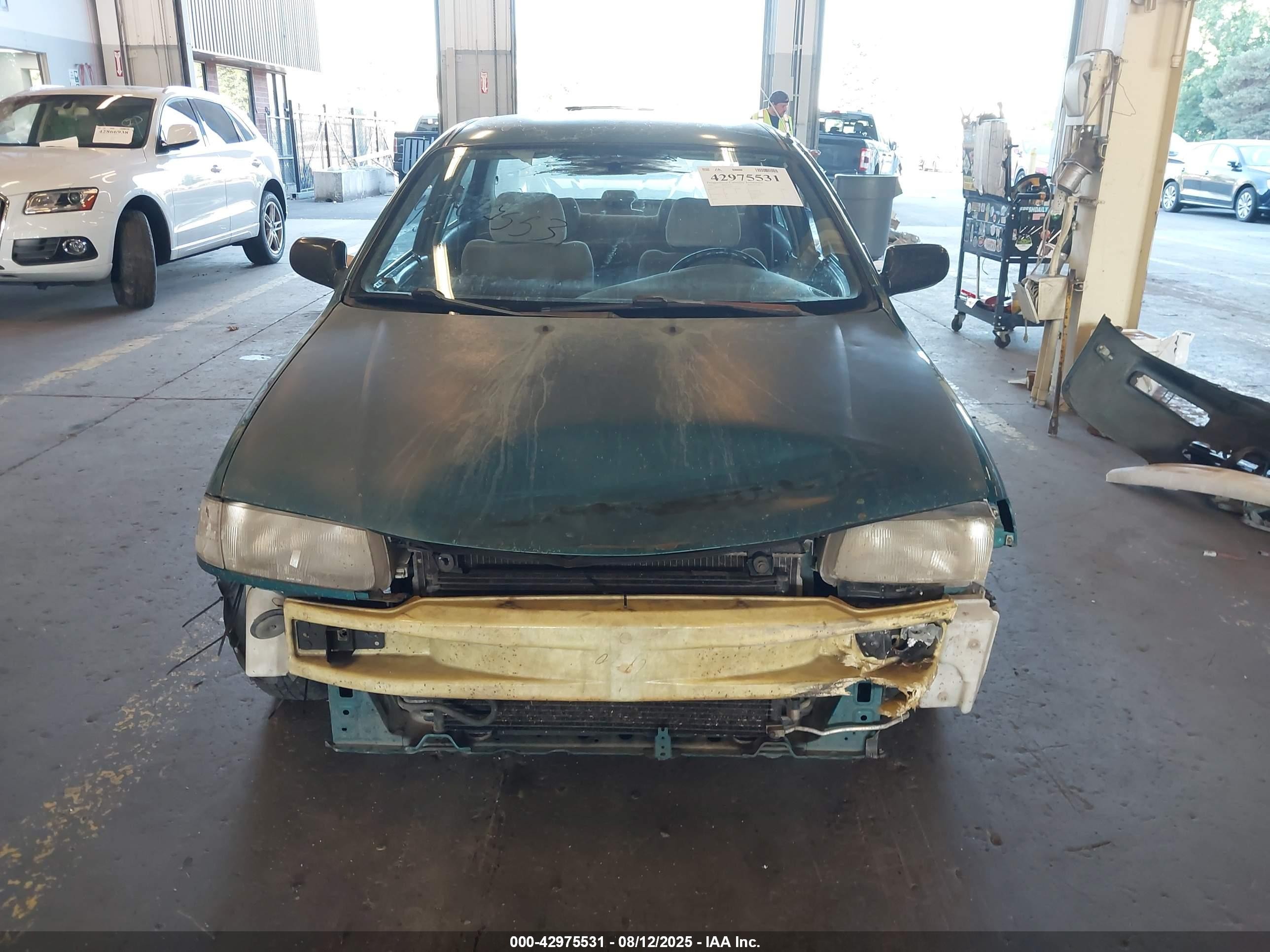 1995 Mazda Protege Dx/lx Green vin: JM1BA141XS0105484