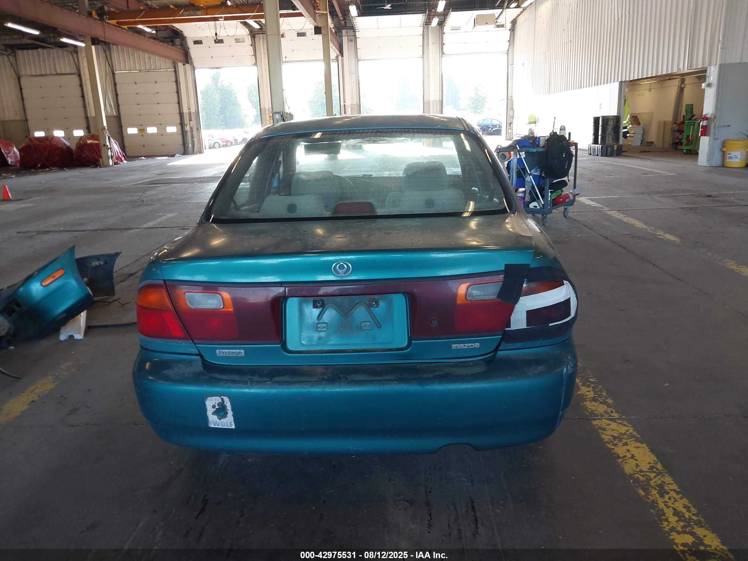 1995 Mazda Protege Dx/lx Green vin: JM1BA141XS0105484