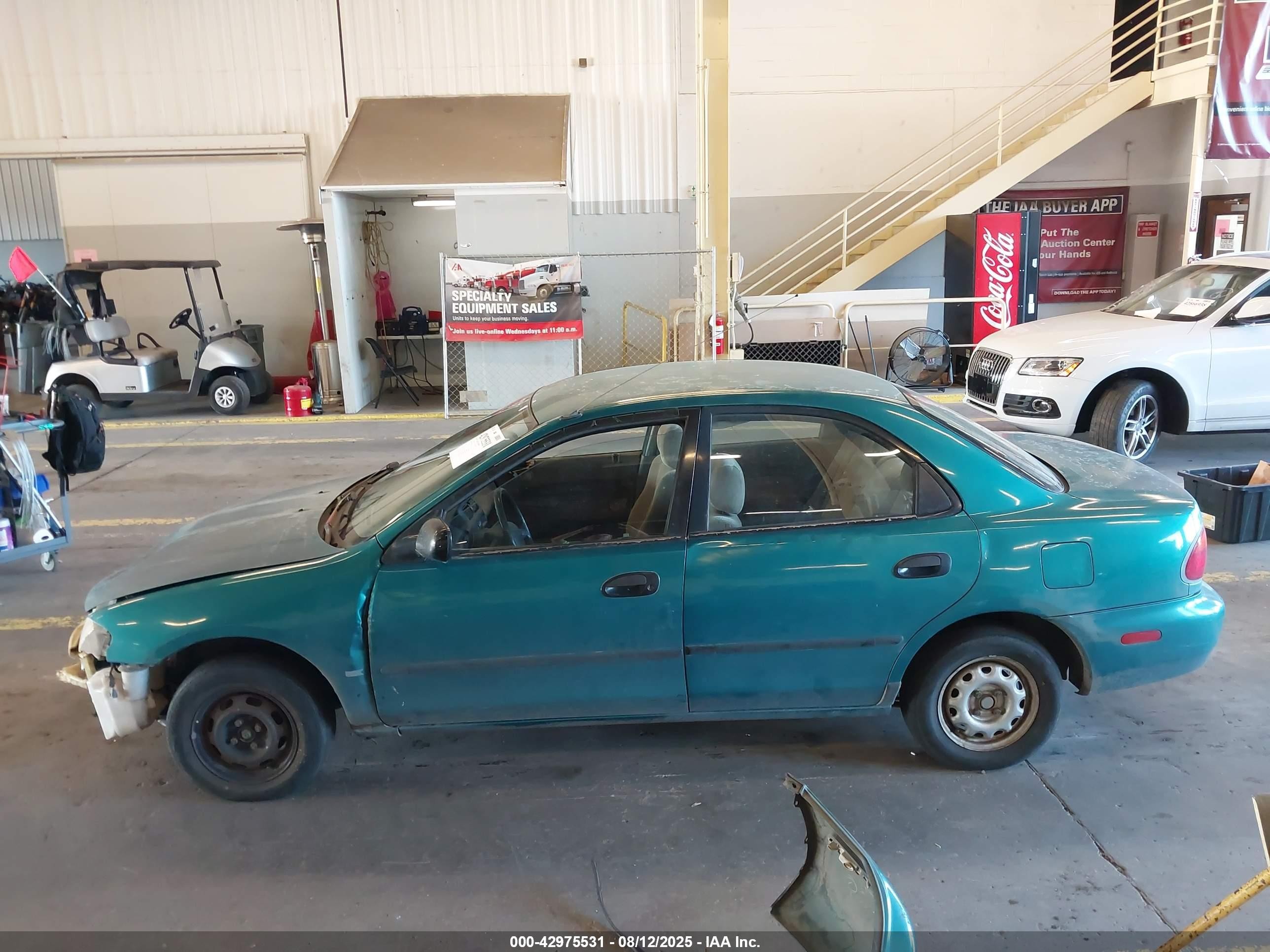 1995 Mazda Protege Dx/lx Green vin: JM1BA141XS0105484