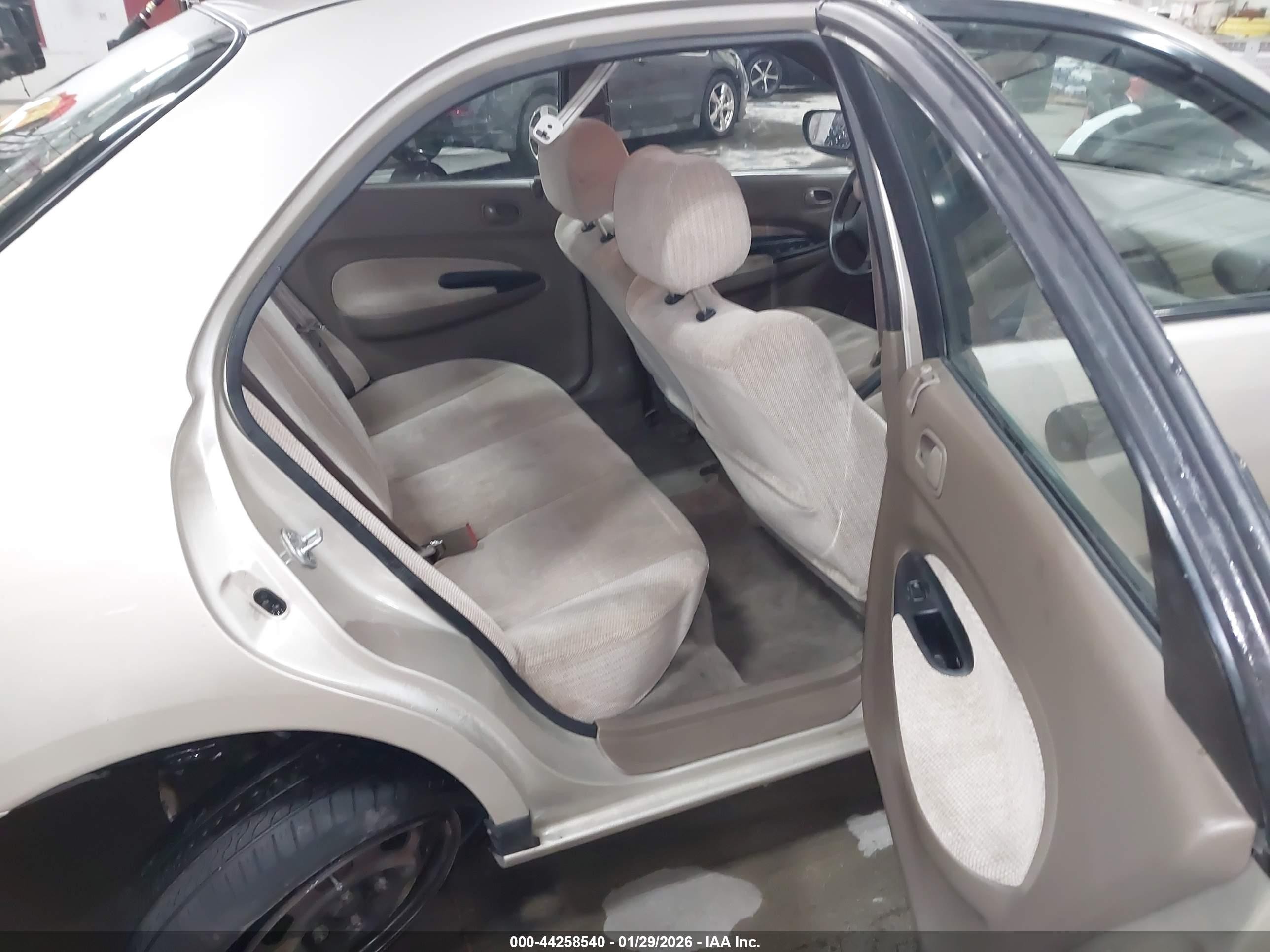 1996 Mazda Protege Dx/lx/es Beige vin: JM1BB1411T0334828
