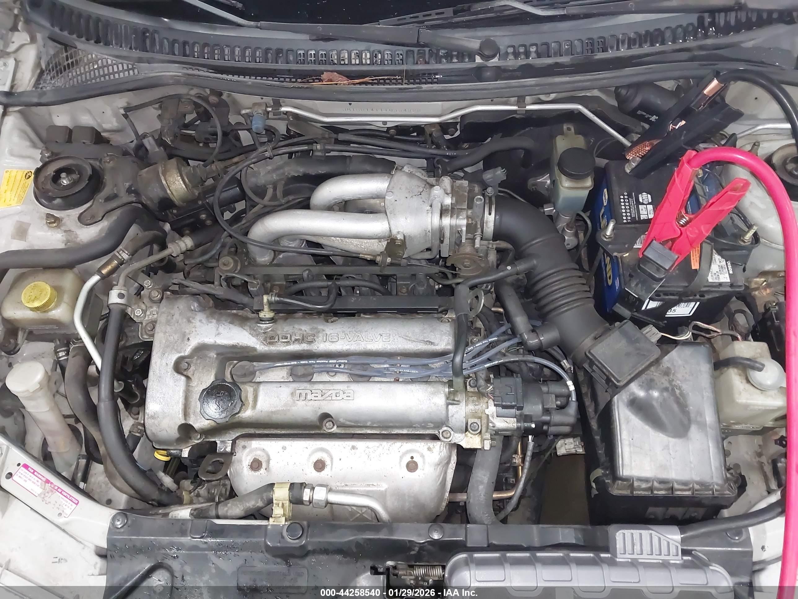 1996 Mazda Protege Dx/lx/es Beige vin: JM1BB1411T0334828