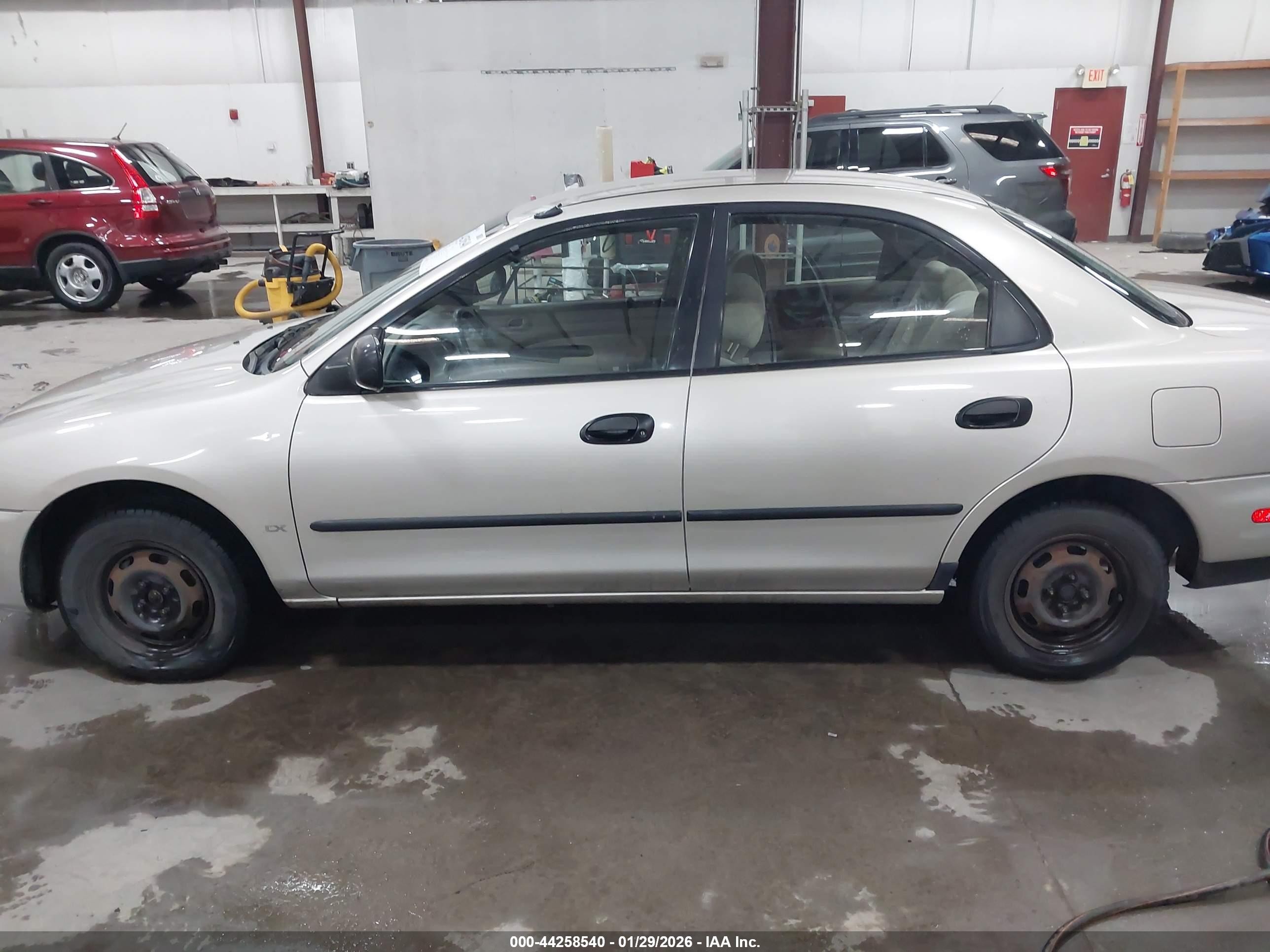 1996 Mazda Protege Dx/lx/es Beige vin: JM1BB1411T0334828