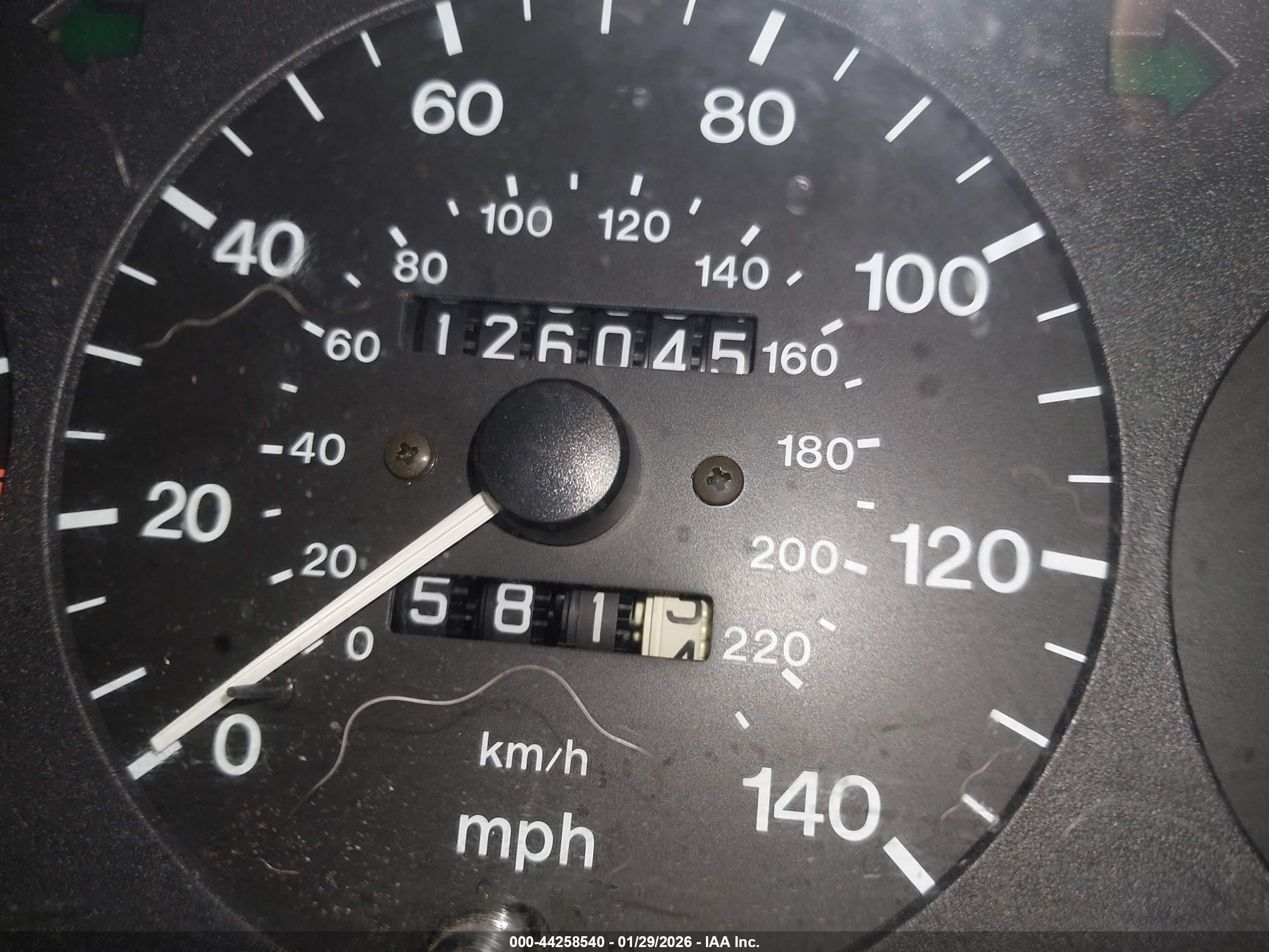 1996 Mazda Protege Dx/lx/es Beige vin: JM1BB1411T0334828
