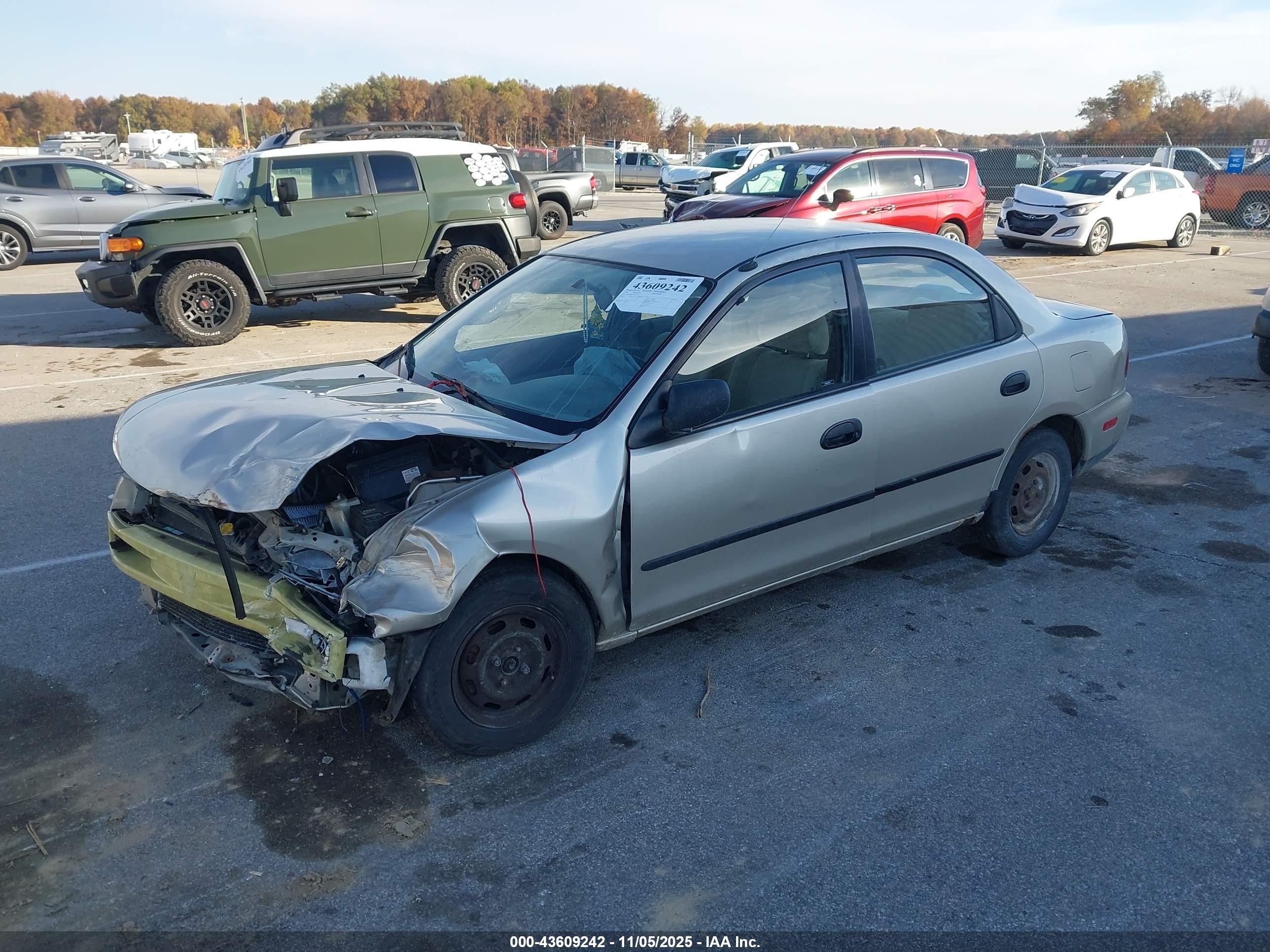 1996 Mazda Protege Dx/lx/es Золотой vin: JM1BB1413T0342560