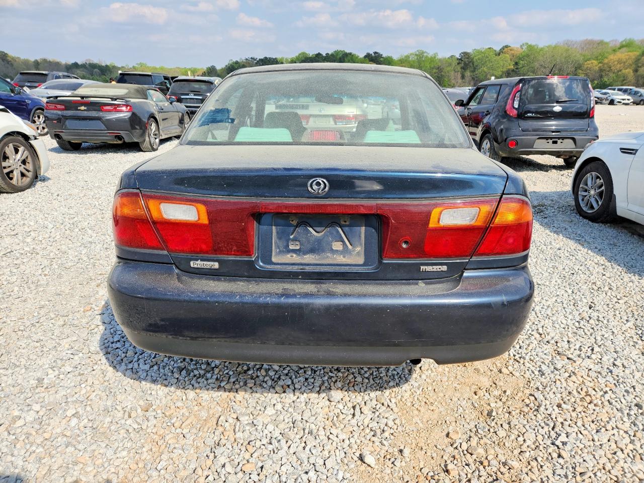 1996 Mazda Protege Dx Blue vin: JM1BB1415T0327980