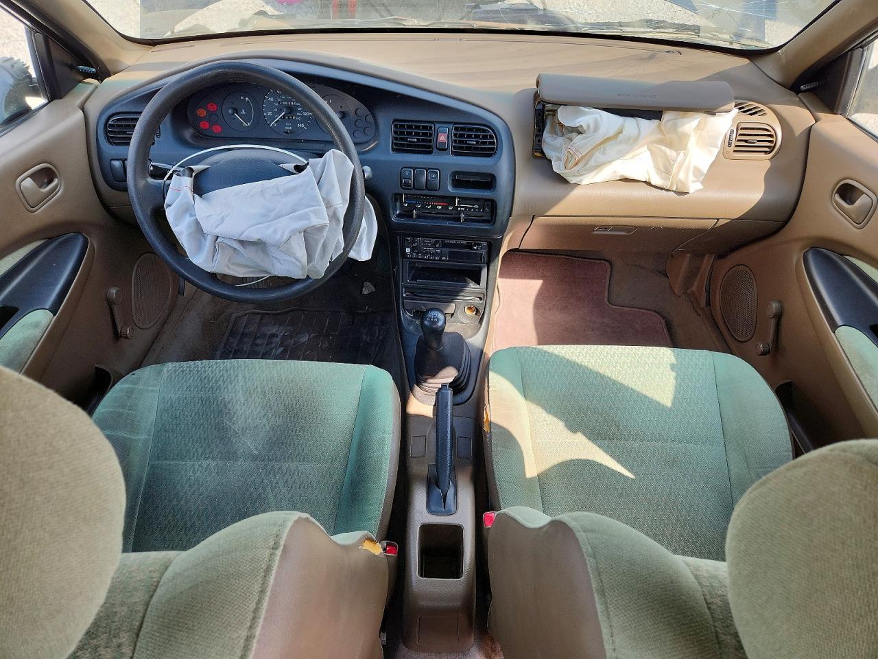 1996 Mazda Protege Dx Blue vin: JM1BB1415T0327980