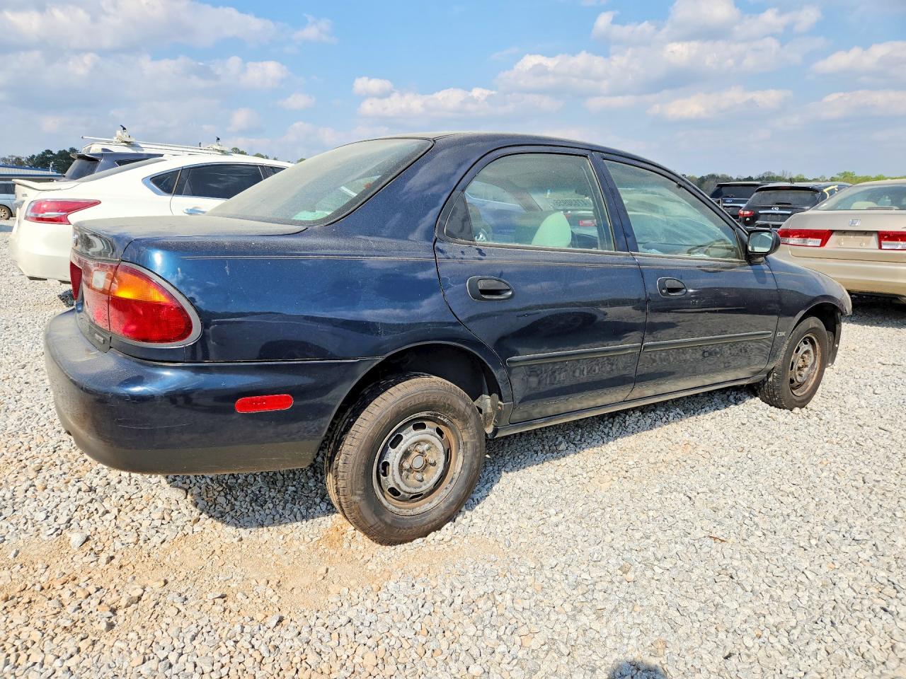 1996 Mazda Protege Dx Blue vin: JM1BB1415T0327980