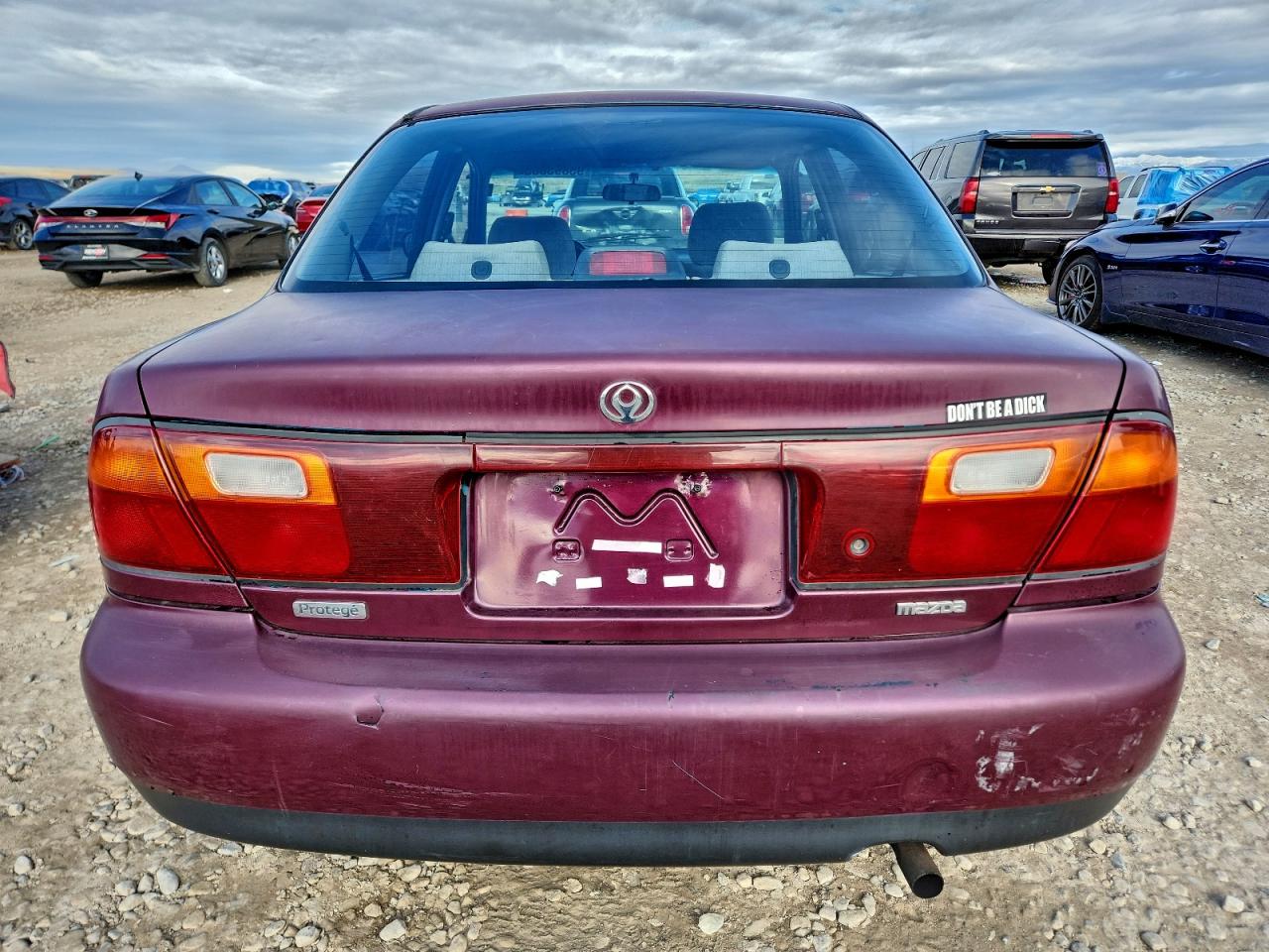 1996 Mazda Protege Dx Purple vin: JM1BB1415T0330877
