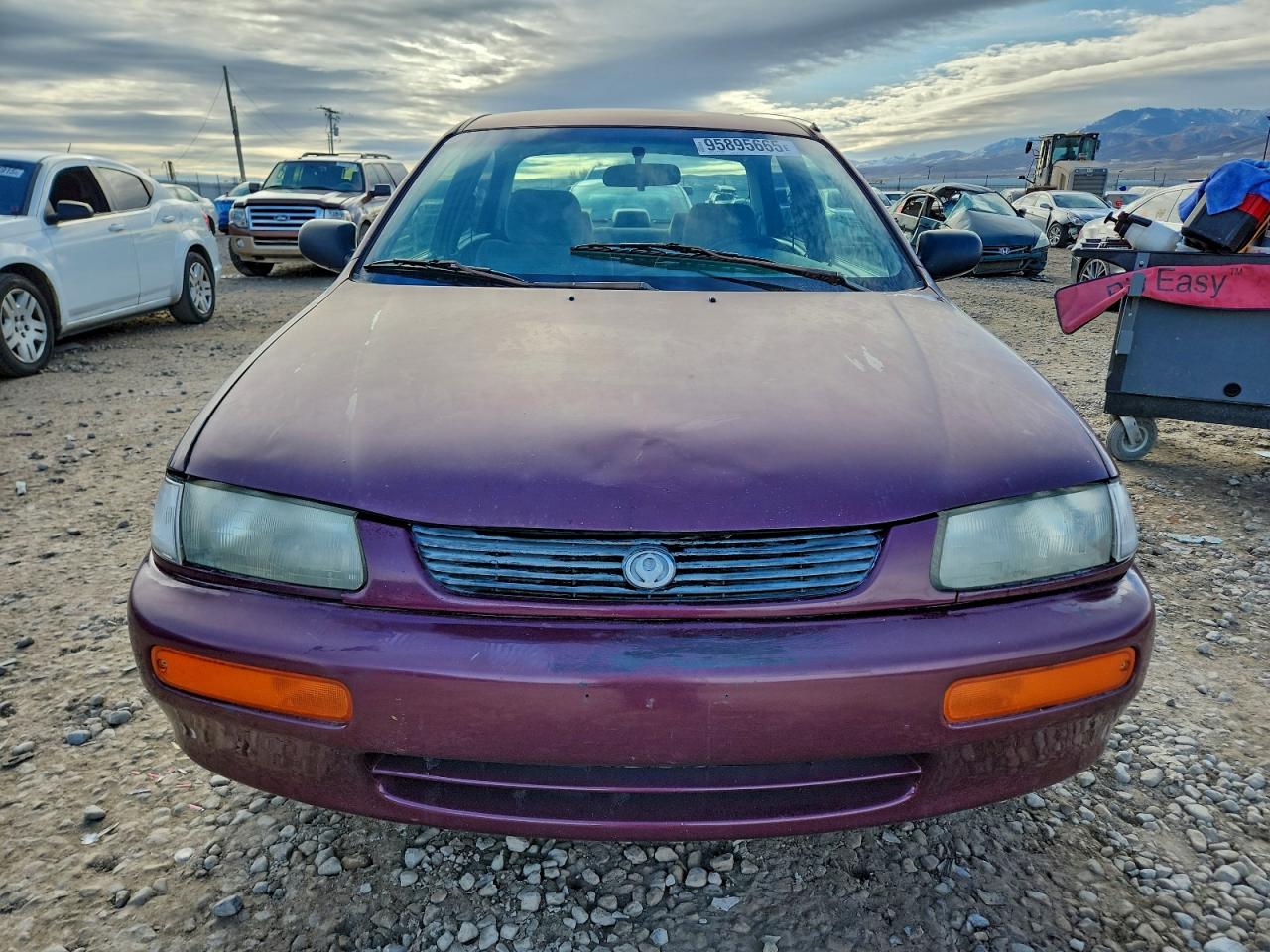 1996 Mazda Protege Dx Purple vin: JM1BB1415T0330877