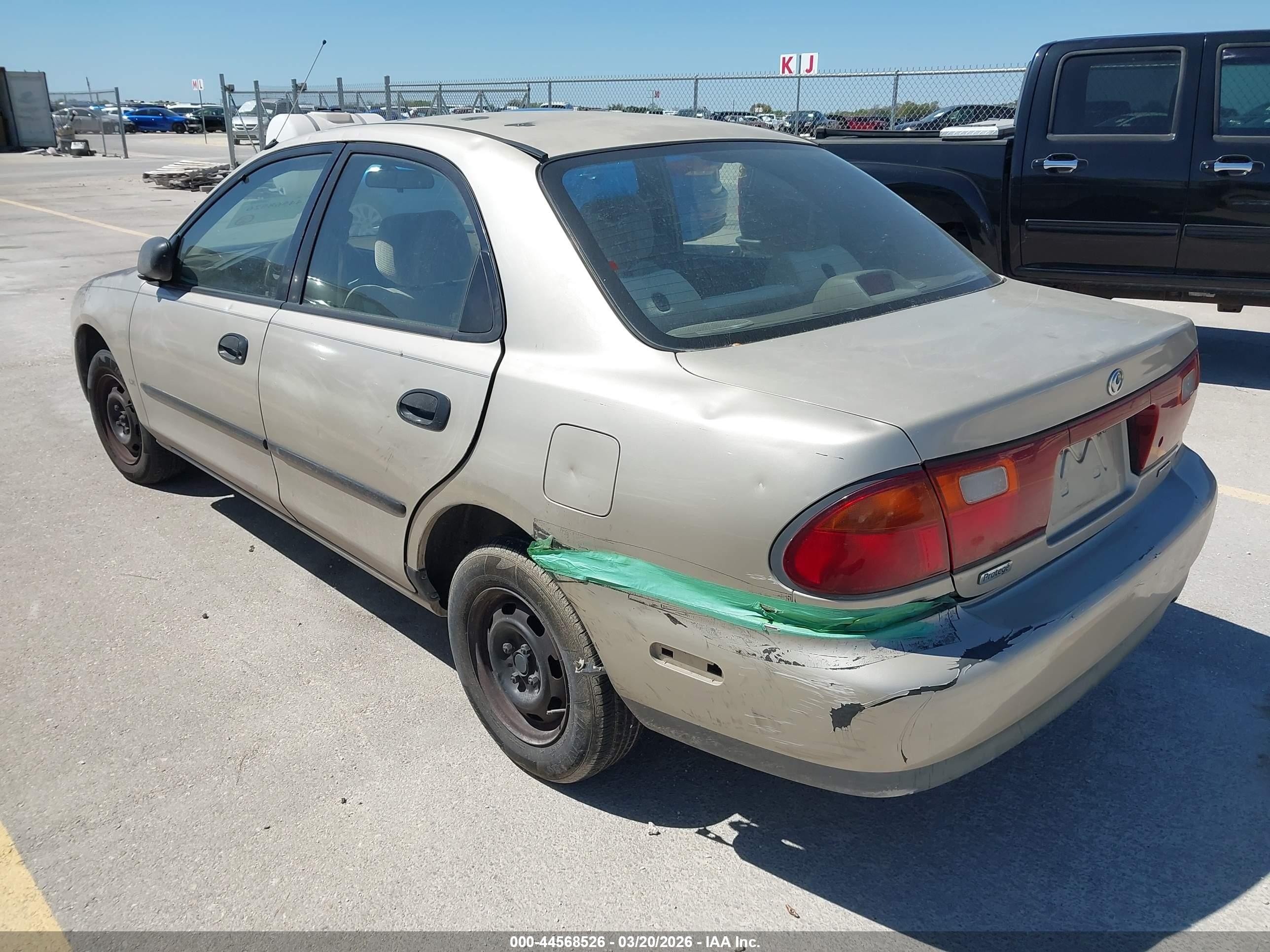 1996 Mazda Protege Dx/lx/es Коричневый vin: JM1BB1417T0330296