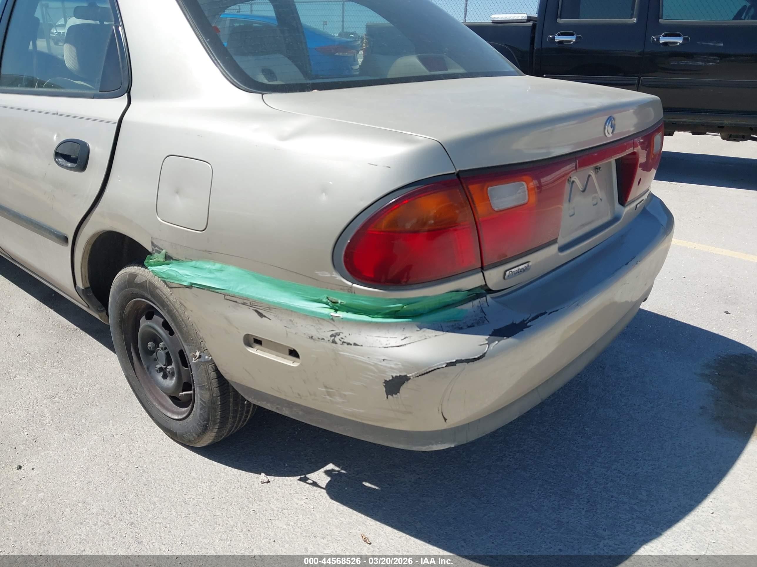 1996 Mazda Protege Dx/lx/es Коричневый vin: JM1BB1417T0330296