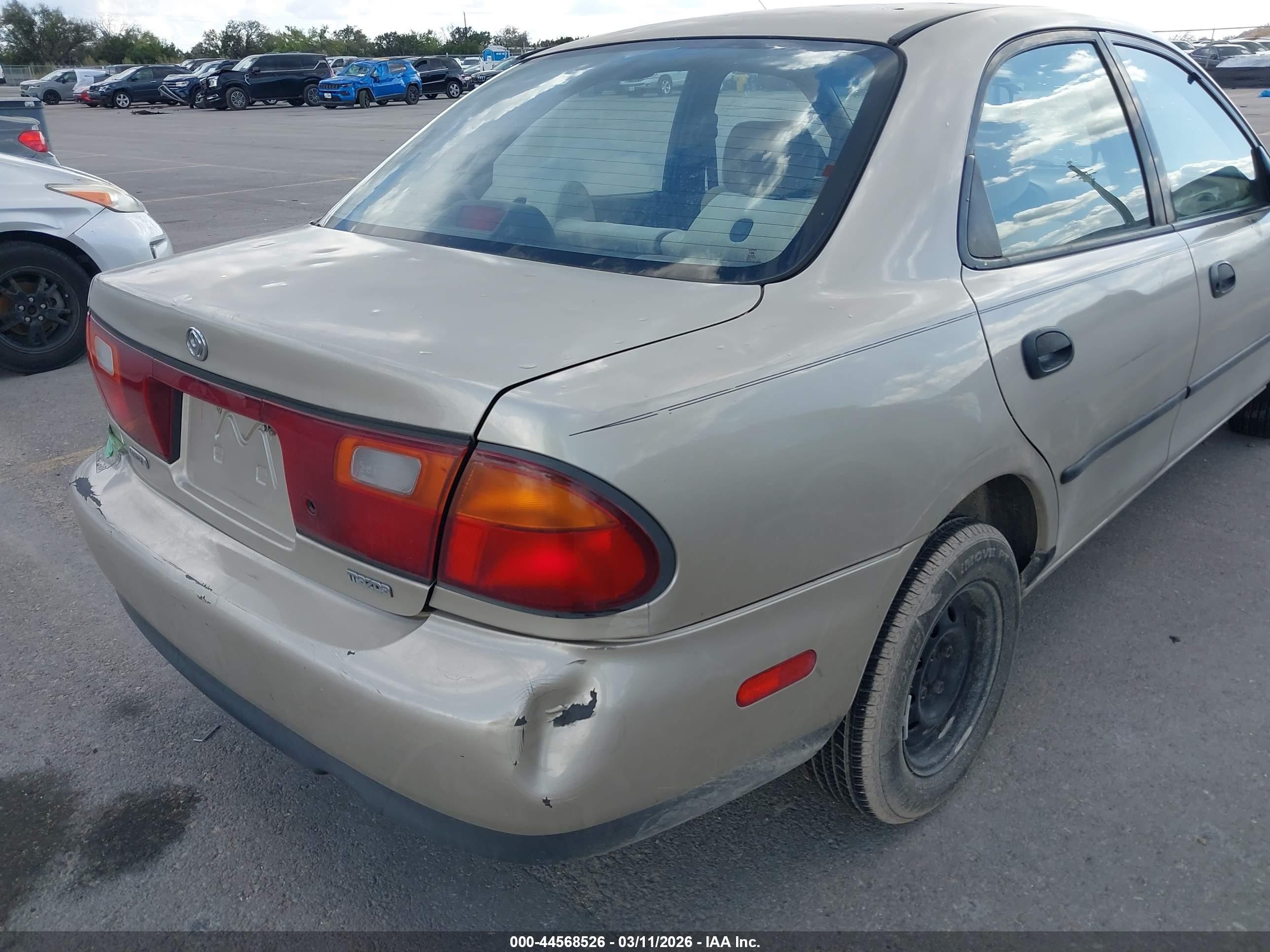 1996 Mazda Protege Dx/lx/es Коричневый vin: JM1BB1417T0330296