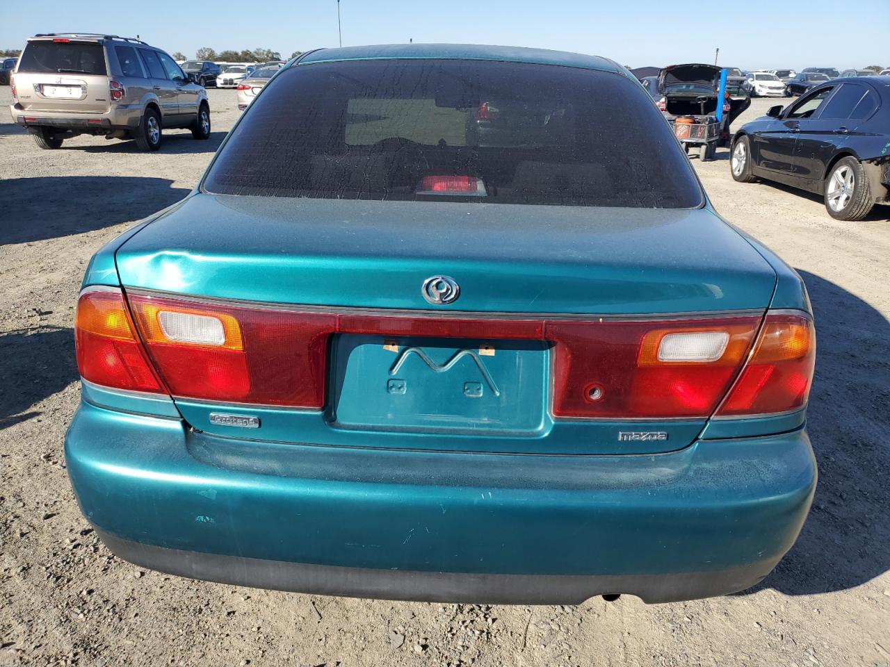 1996 Mazda Protege Dx Green vin: JM1BB1417T0332534