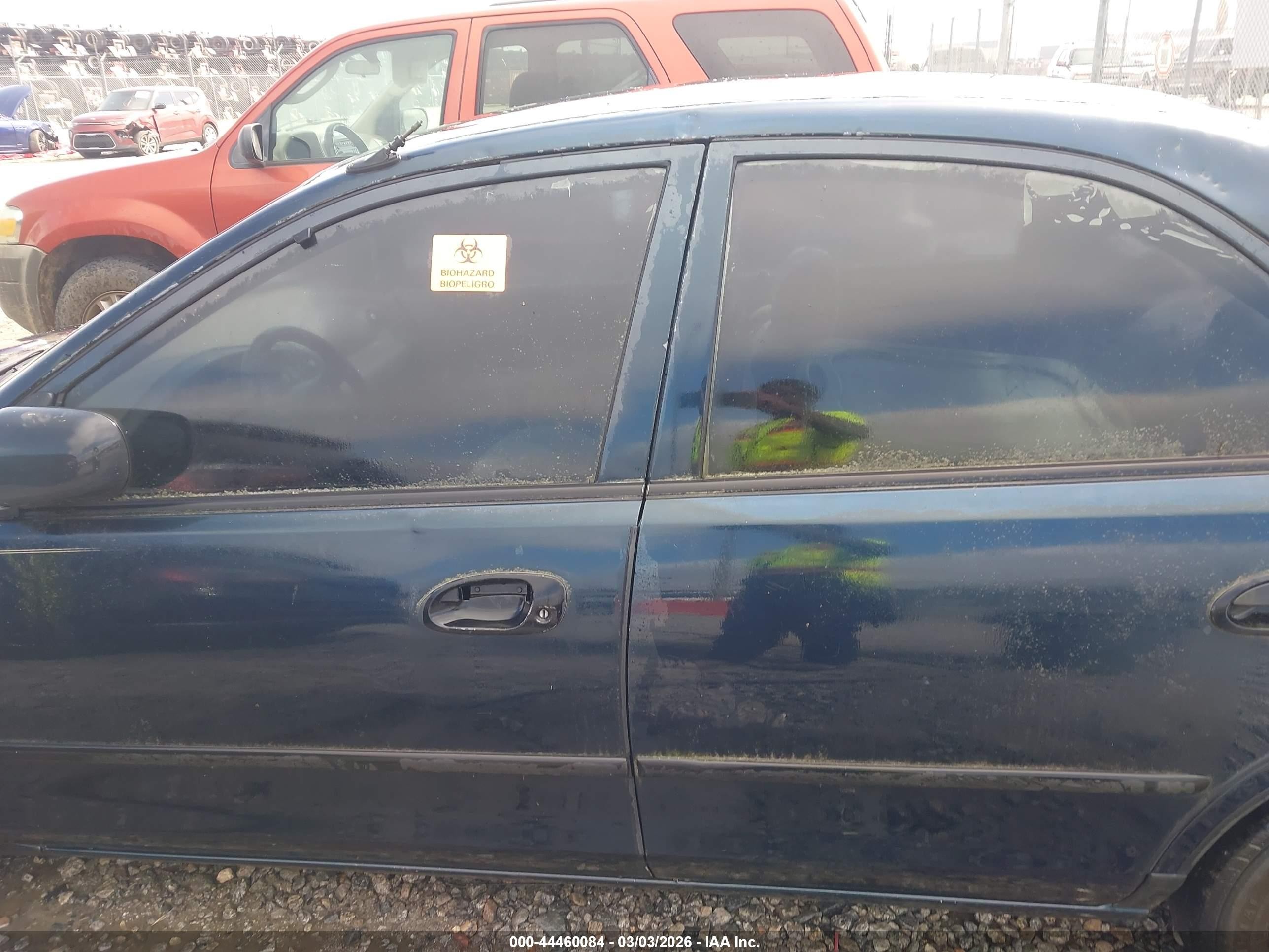 1996 Mazda Protege Dx/lx/es Dark Blue vin: JM1BB141XT0347643