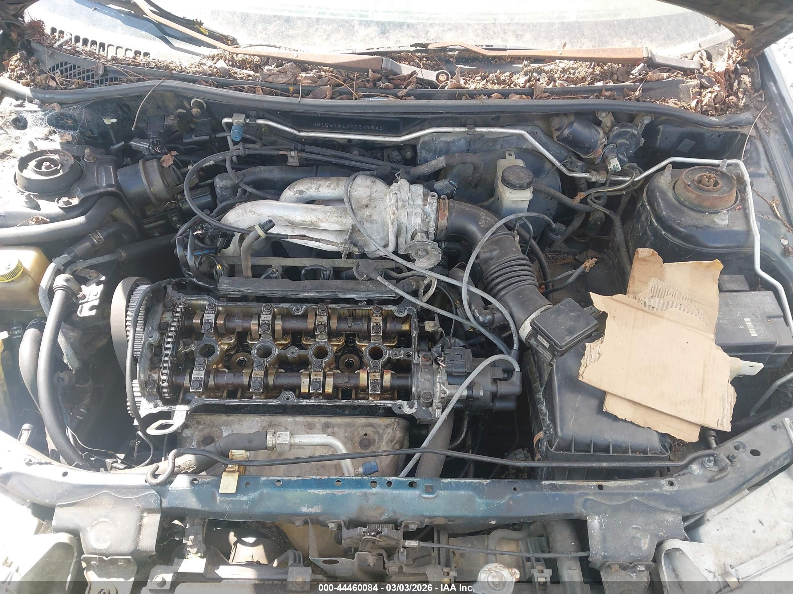 1996 Mazda Protege Dx/lx/es Dark Blue vin: JM1BB141XT0347643
