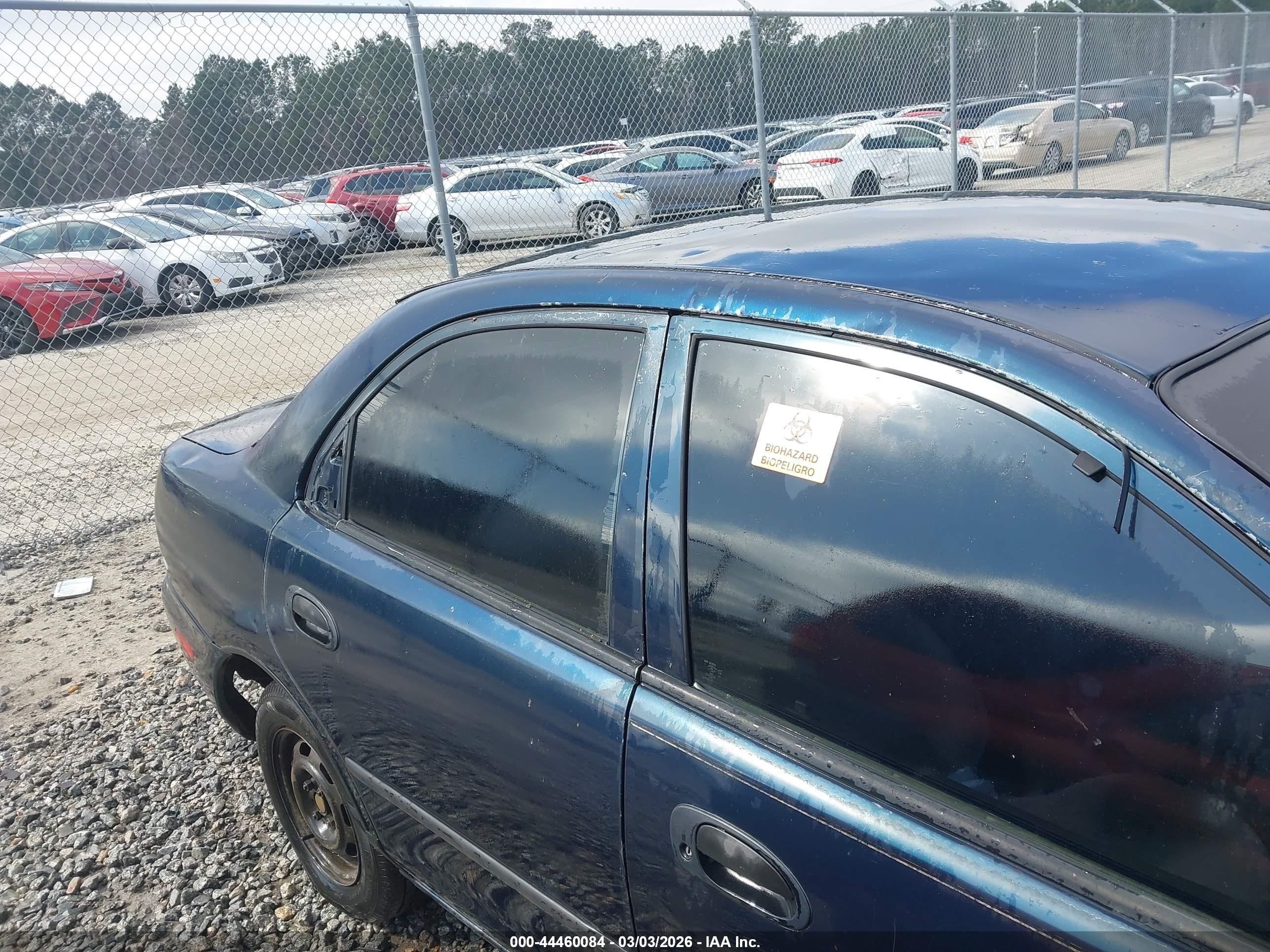 1996 Mazda Protege Dx/lx/es Dark Blue vin: JM1BB141XT0347643