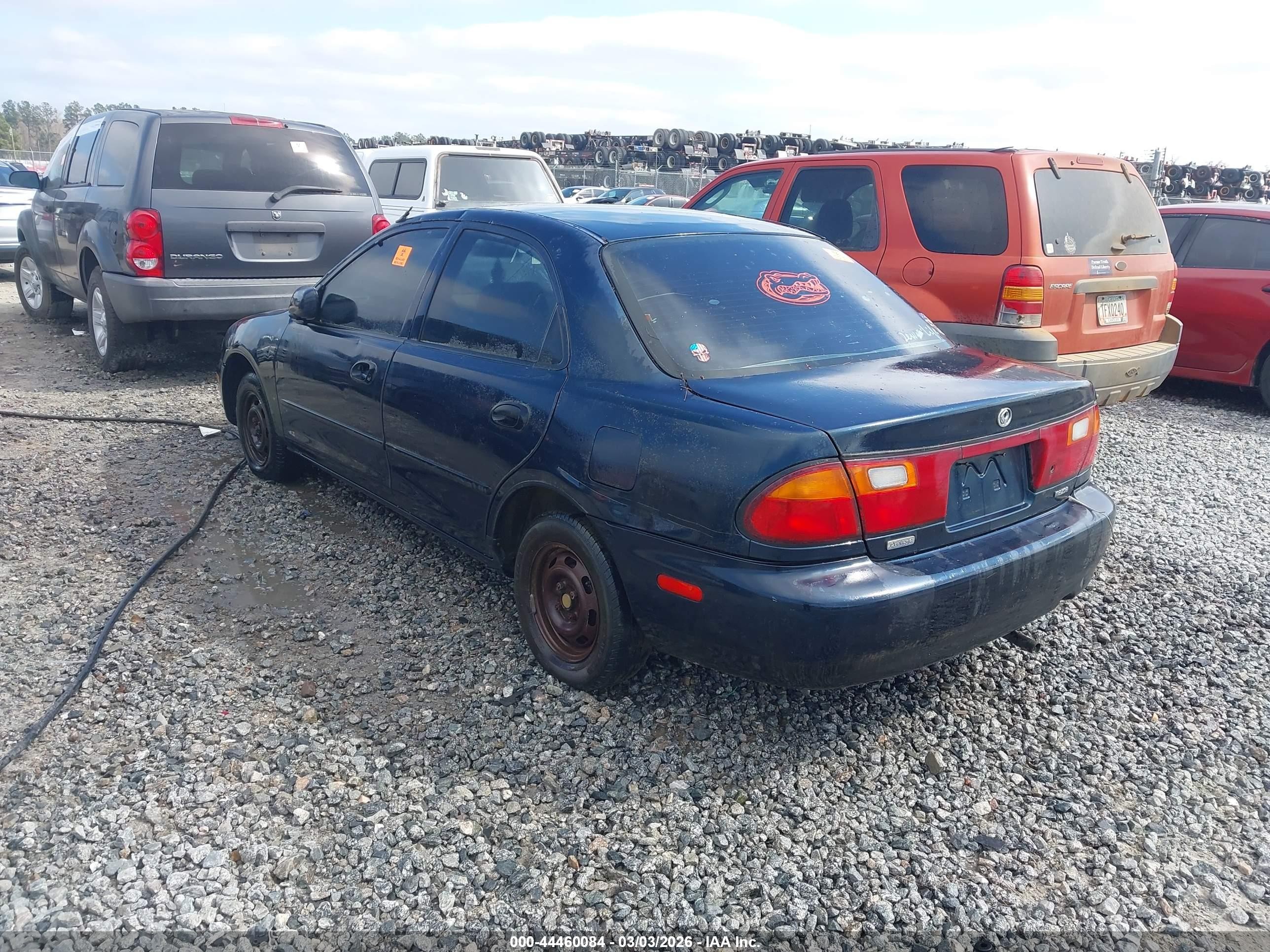1996 Mazda Protege Dx/lx/es Dark Blue vin: JM1BB141XT0347643