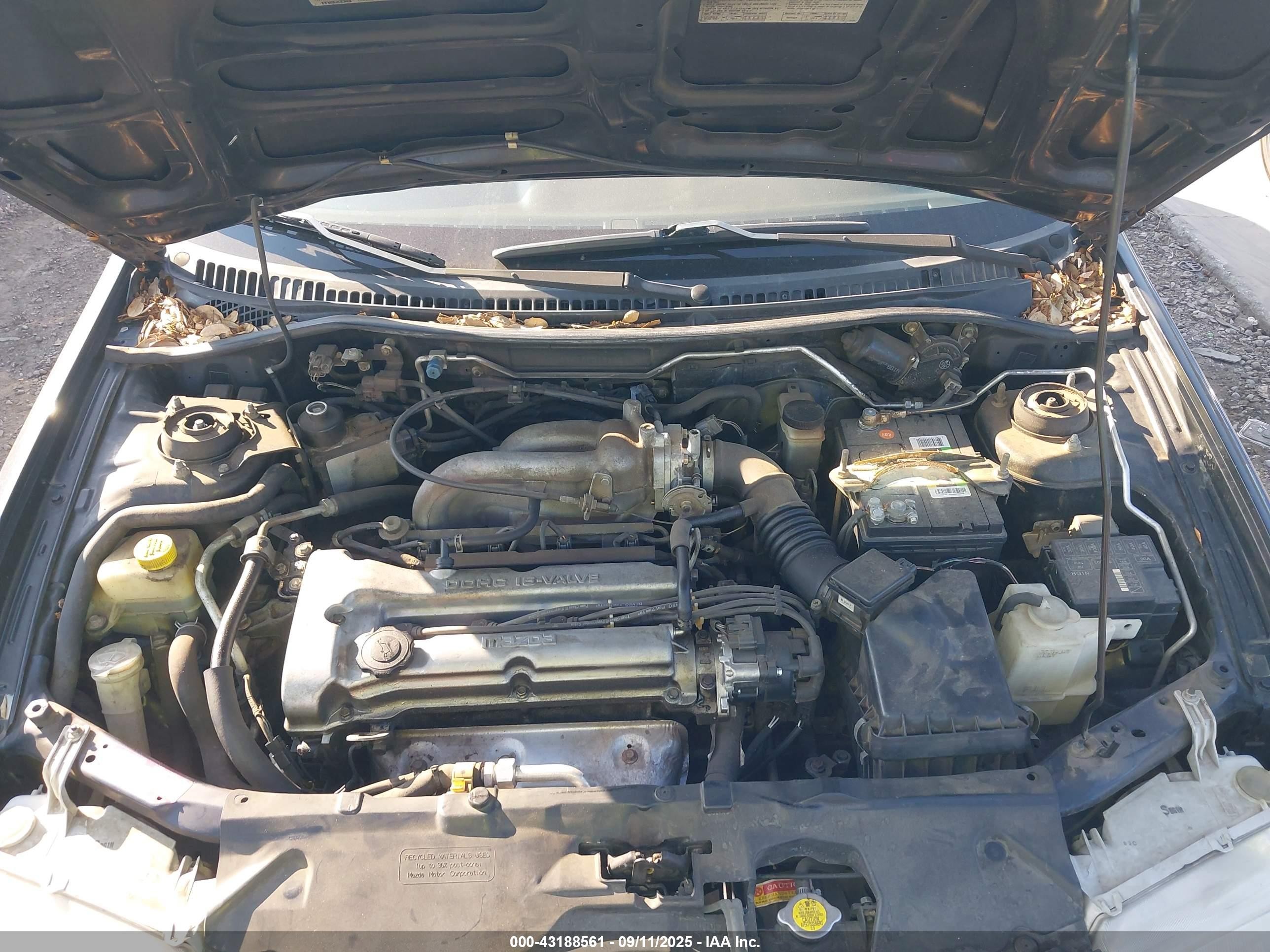 1998 Mazda Protege Dx/lx Синий vin: JM1BC1410W0231000