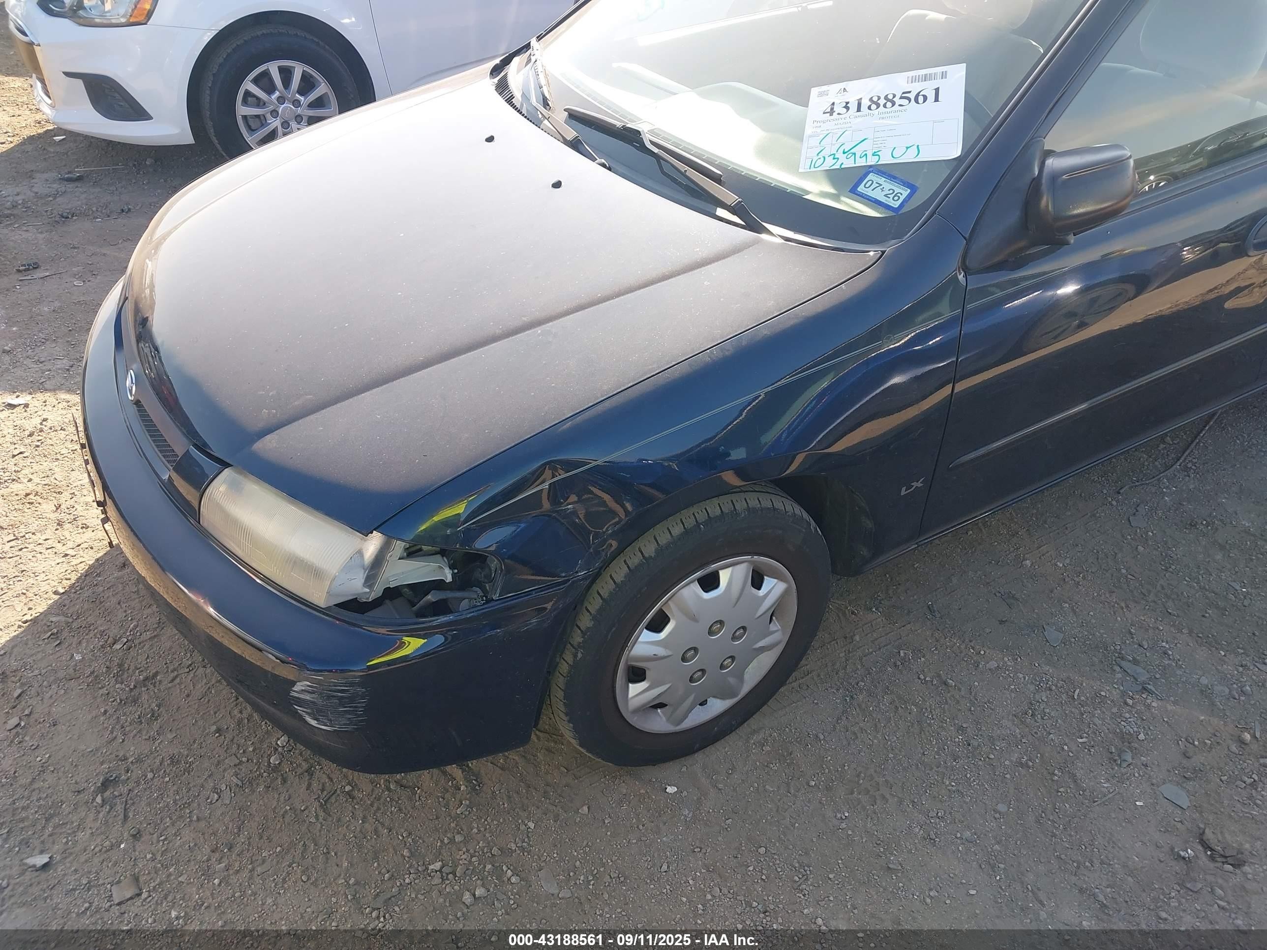 1998 Mazda Protege Dx/lx Синий vin: JM1BC1410W0231000