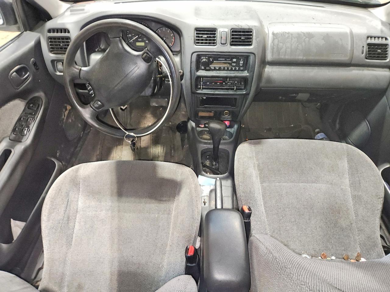 1997 Mazda Protege Dx White vin: JM1BC1414V0145073