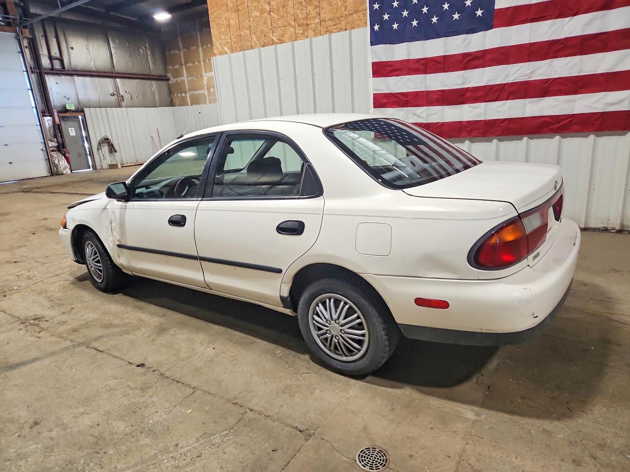 1997 Mazda Protege Dx White vin: JM1BC1414V0145073