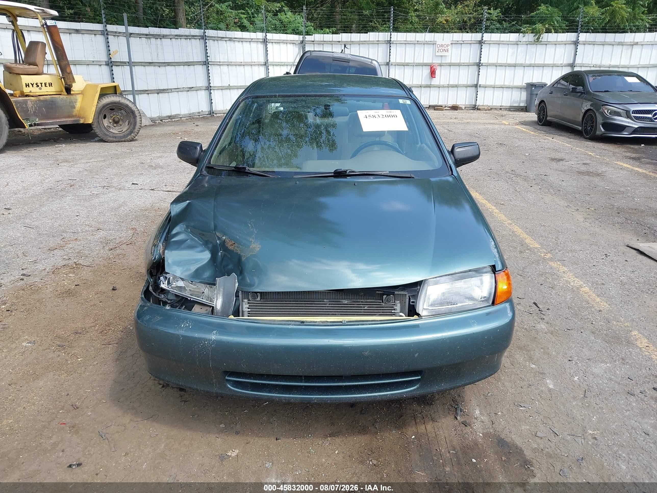 1998 Mazda Protege Dx/lx Green vin: JM1BC1418W0225123