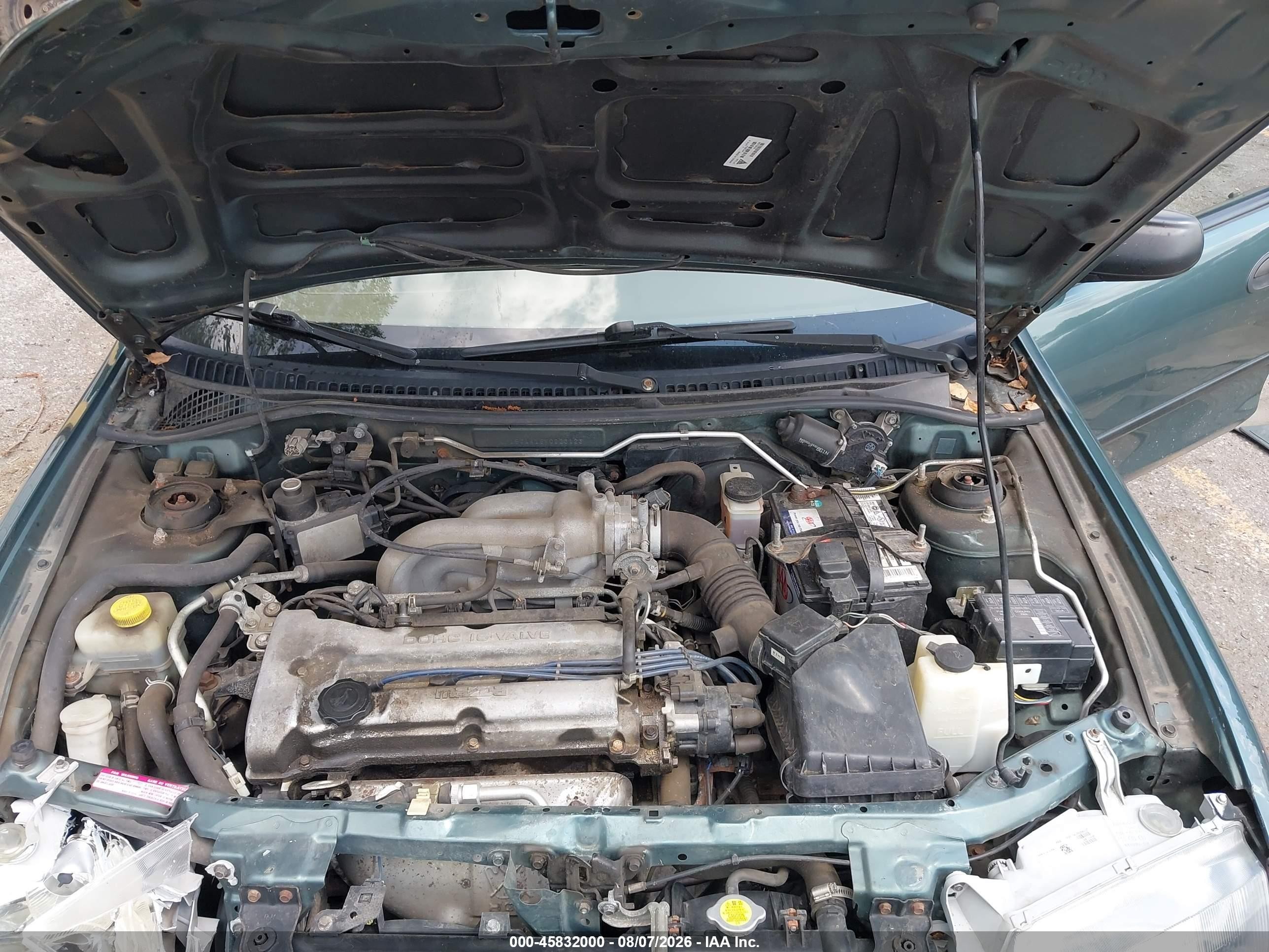 1998 Mazda Protege Dx/lx Green vin: JM1BC1418W0225123