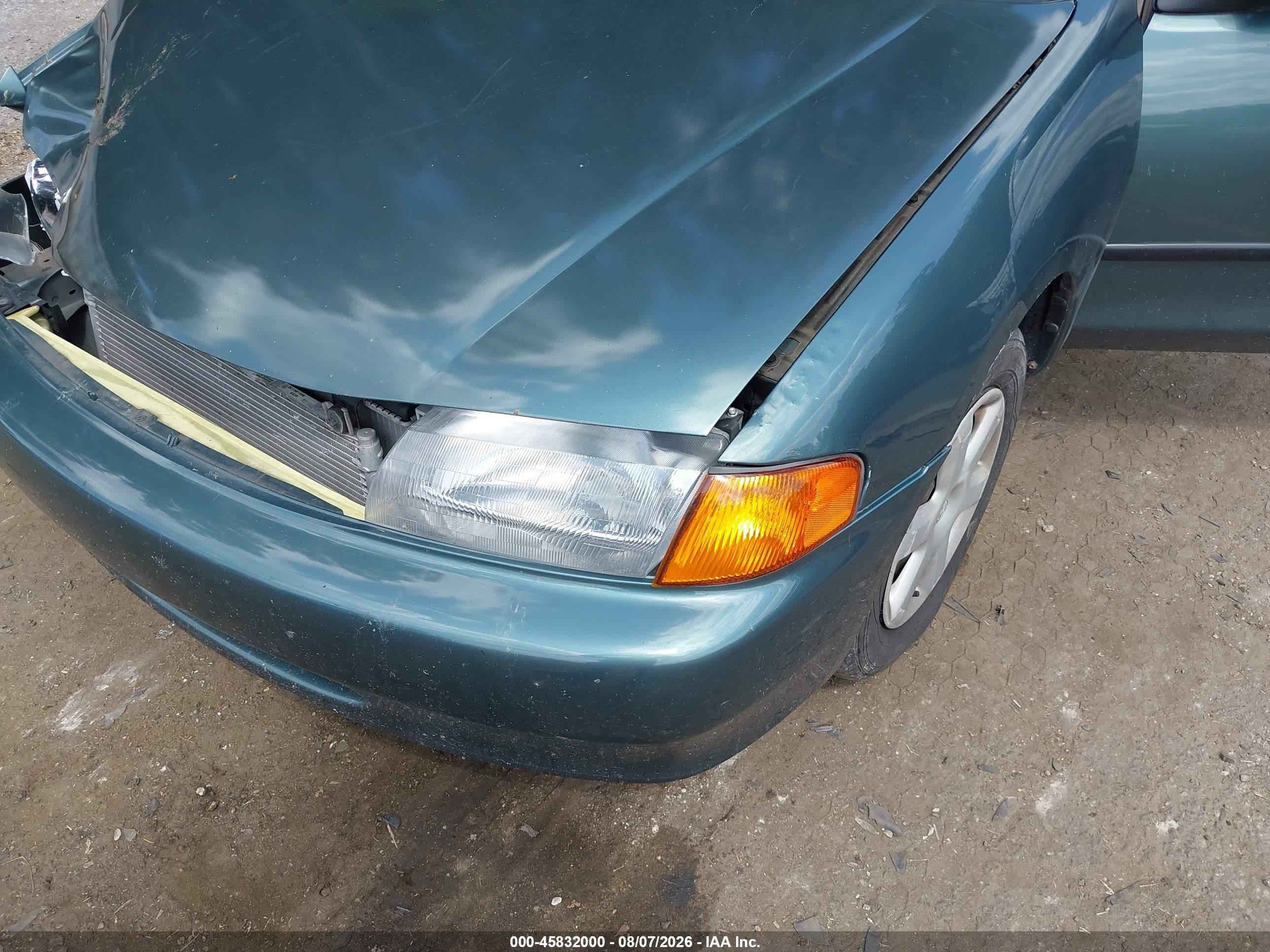 1998 Mazda Protege Dx/lx Green vin: JM1BC1418W0225123