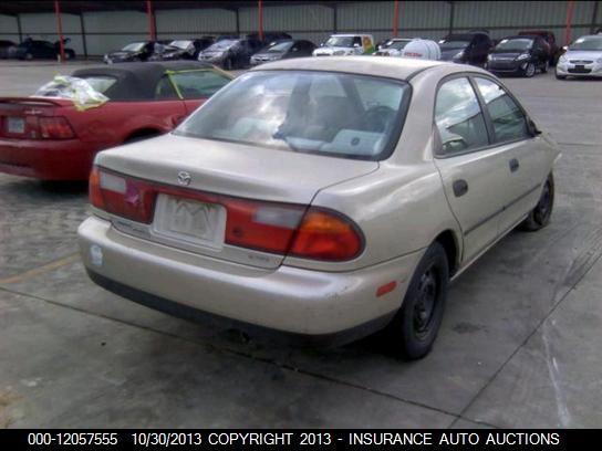 1998 Mazda Protege Dx vin: JM1BC141XW0190035