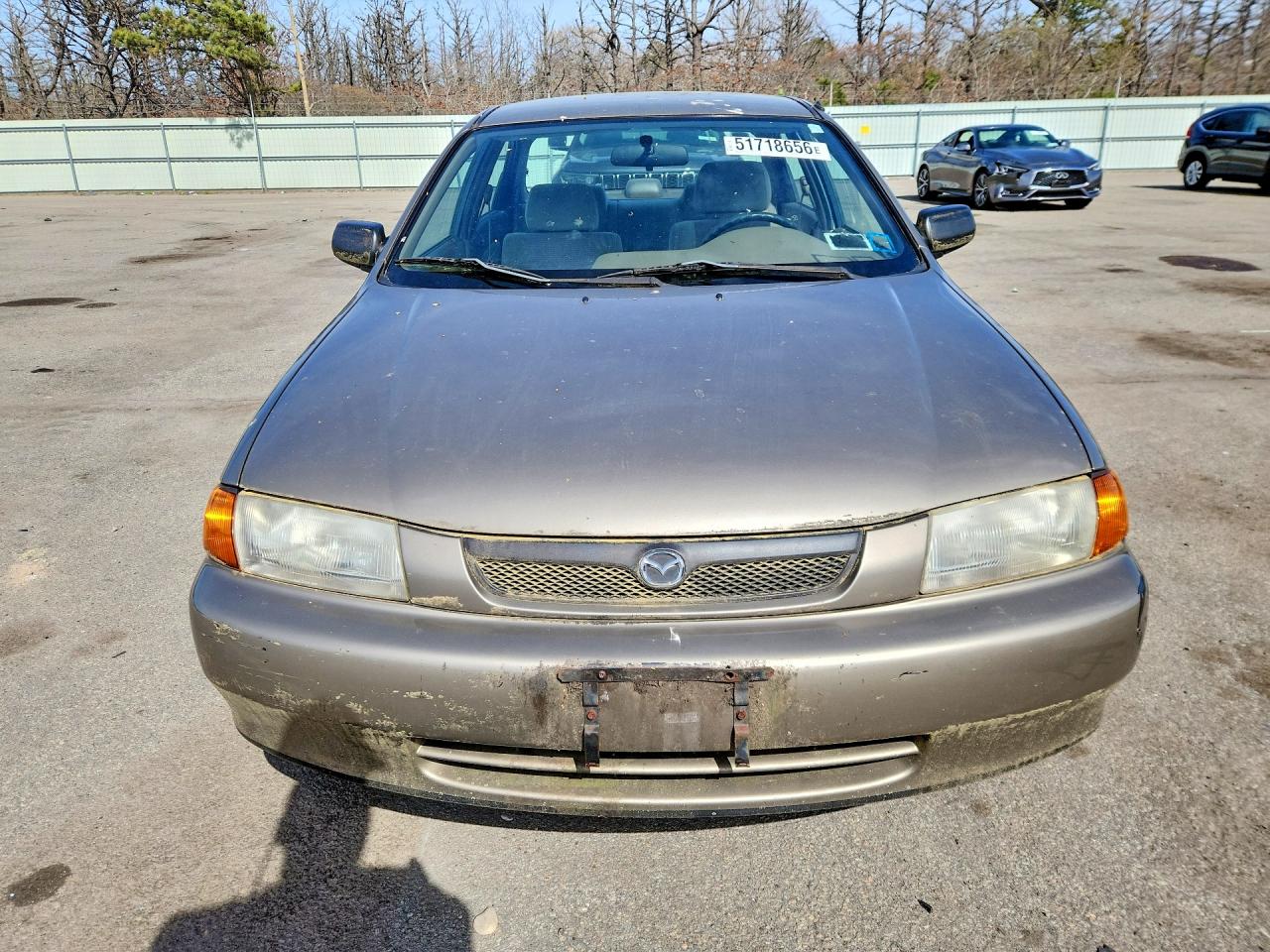 1998 Mazda Protege Lx Gold vin: JM1BC1424W0219229